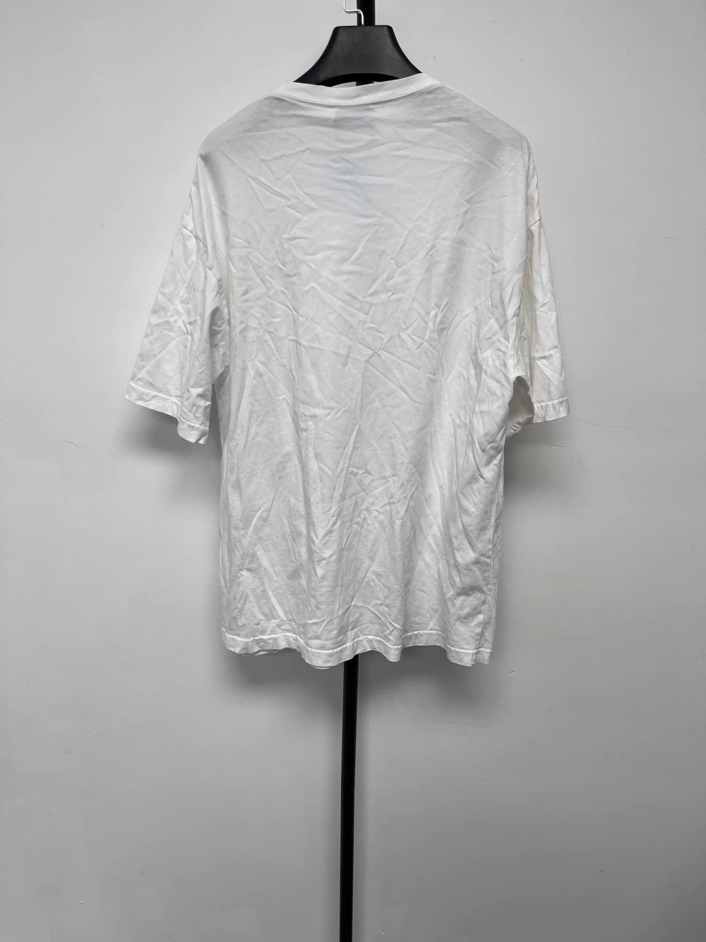Balenciaga Logo Print Crewneck Short-Sleeve T-Shirt — front