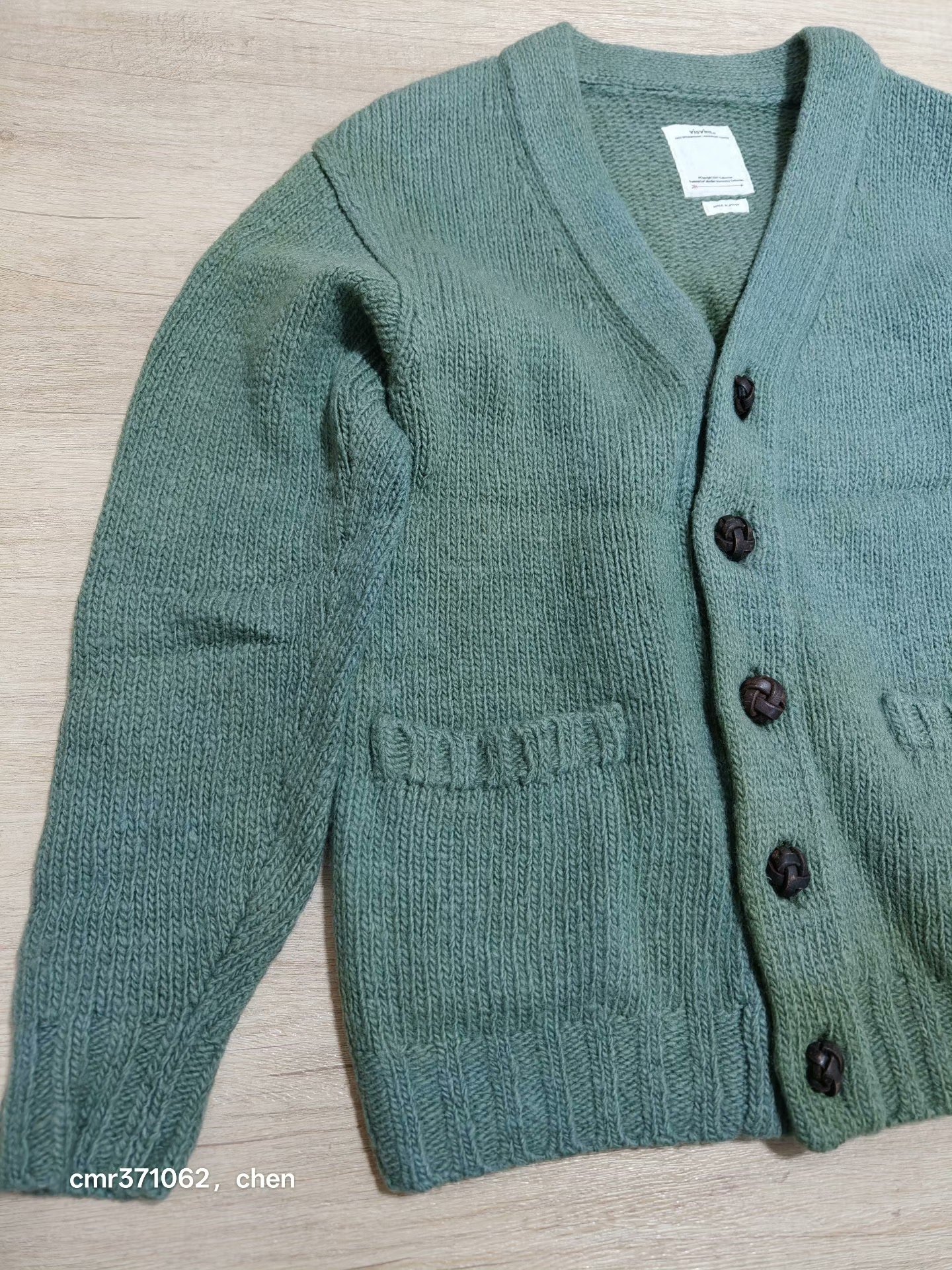 VISVIM 18AW SELMER LONG CARDIG — front