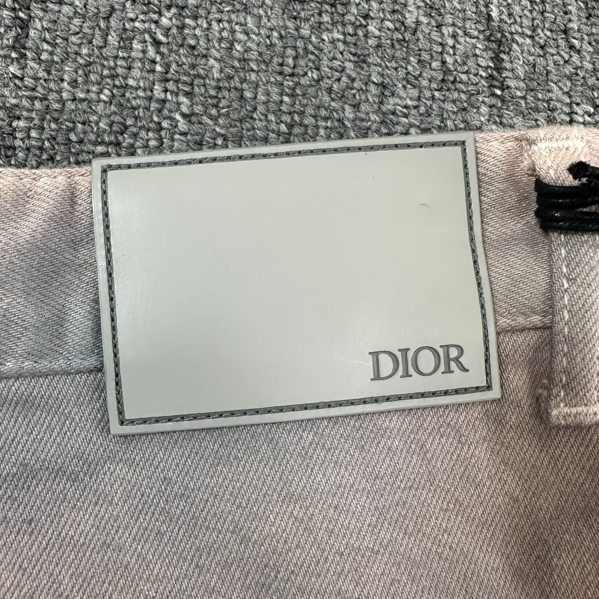 Dior Man 21ss Gray-Pink Tie-Dye Work Pants — back