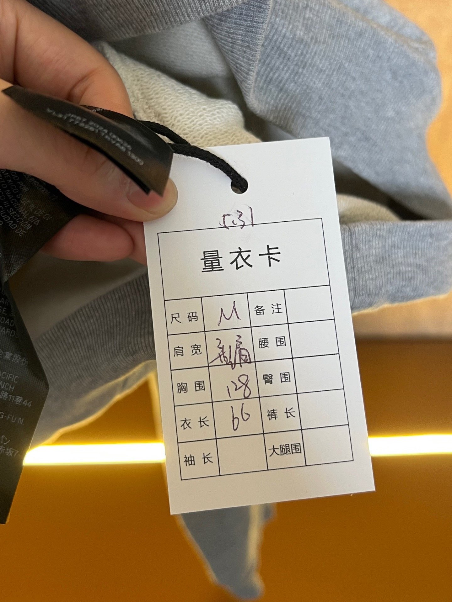 Balenciaga New Garde-Robe Gray Hoodie — back
