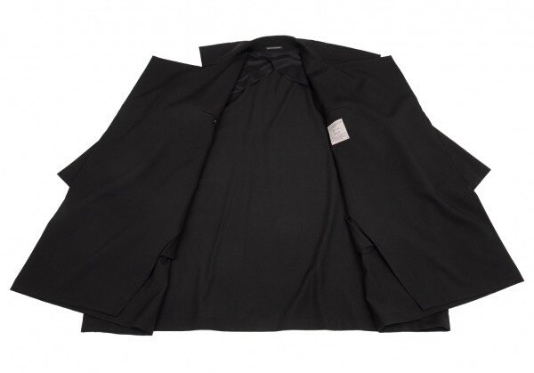 Yohji Yamamoto Oversized Cloak Jacket — label