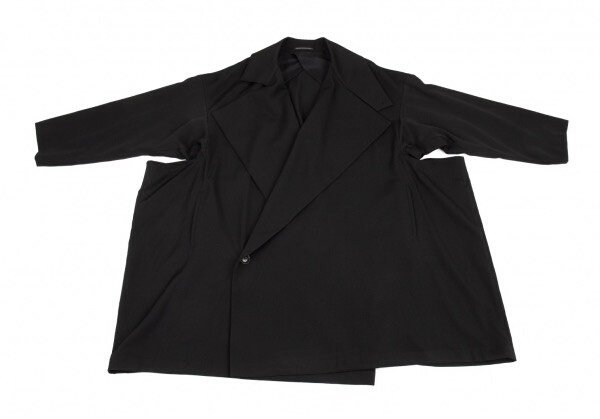 Yohji Yamamoto Oversized Cloak Jacket — front