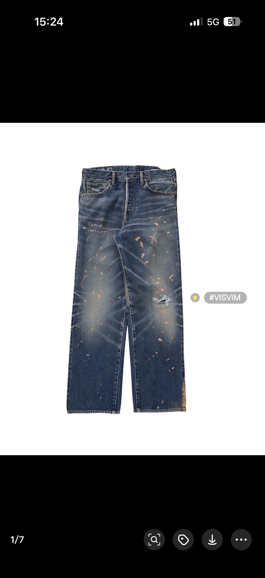 VISVIM 26SS Social Sculpture 01 Jeans