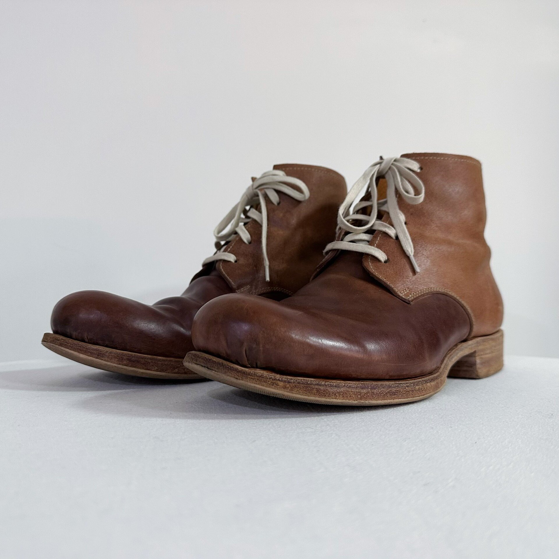 Dimissianos & Miller Patchwork Buffalo Ankle Boots — detail