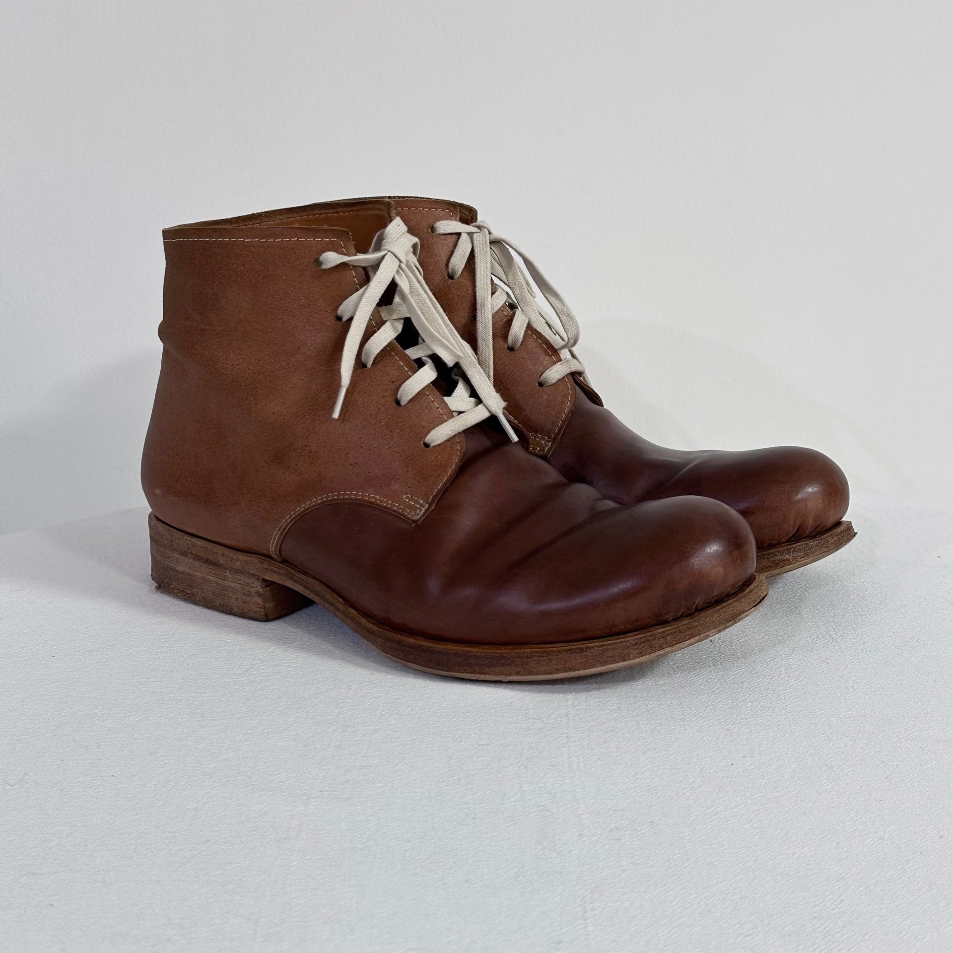 Dimissianos & Miller Patchwork Buffalo Ankle Boots