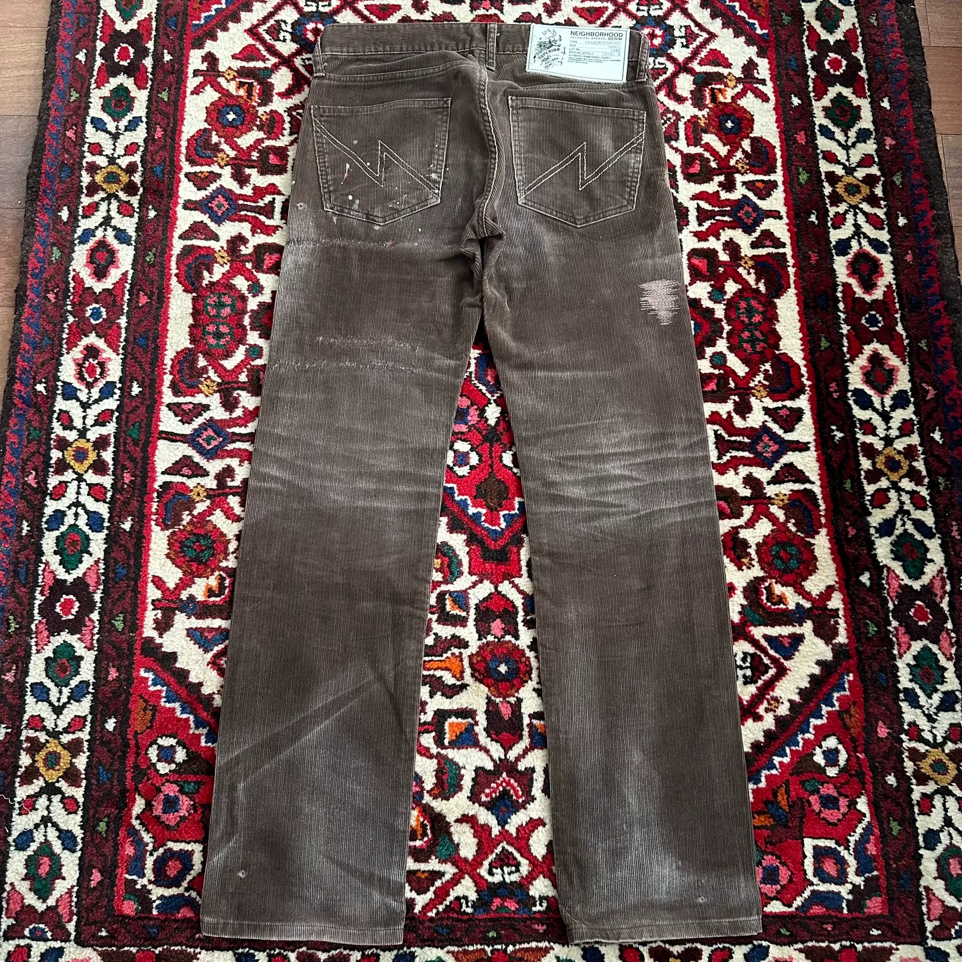 Neighborhood 08EX Corduroy Narrow Jeans S — front
