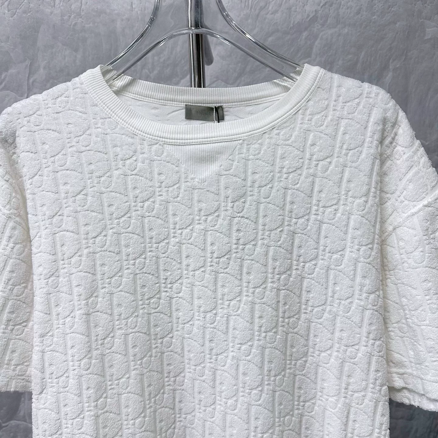 Dior Monogram Towel Short-Sleeve Top — front