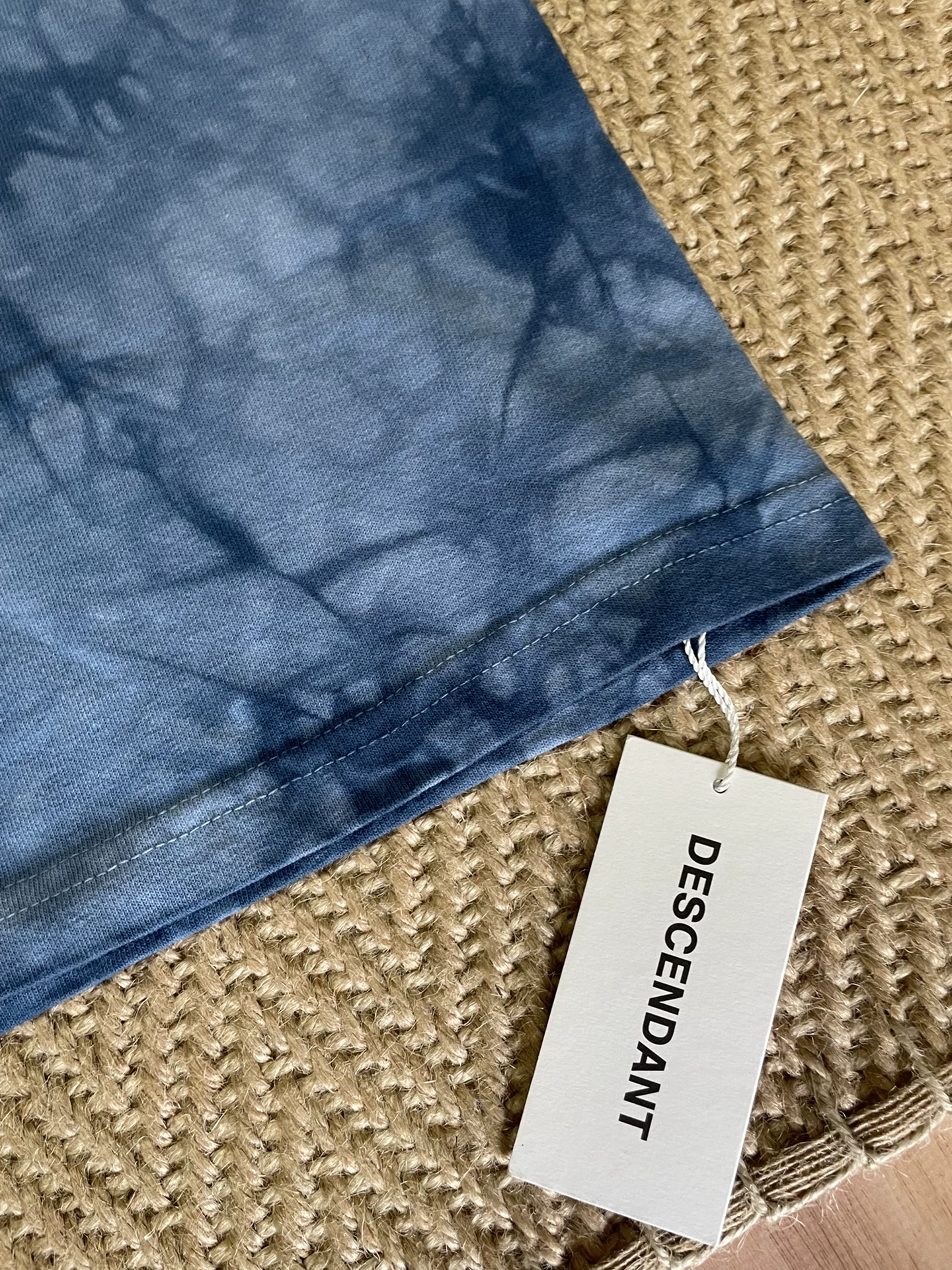 Descendant Team 18SS Tie-Dye Washed T-Shirt — label