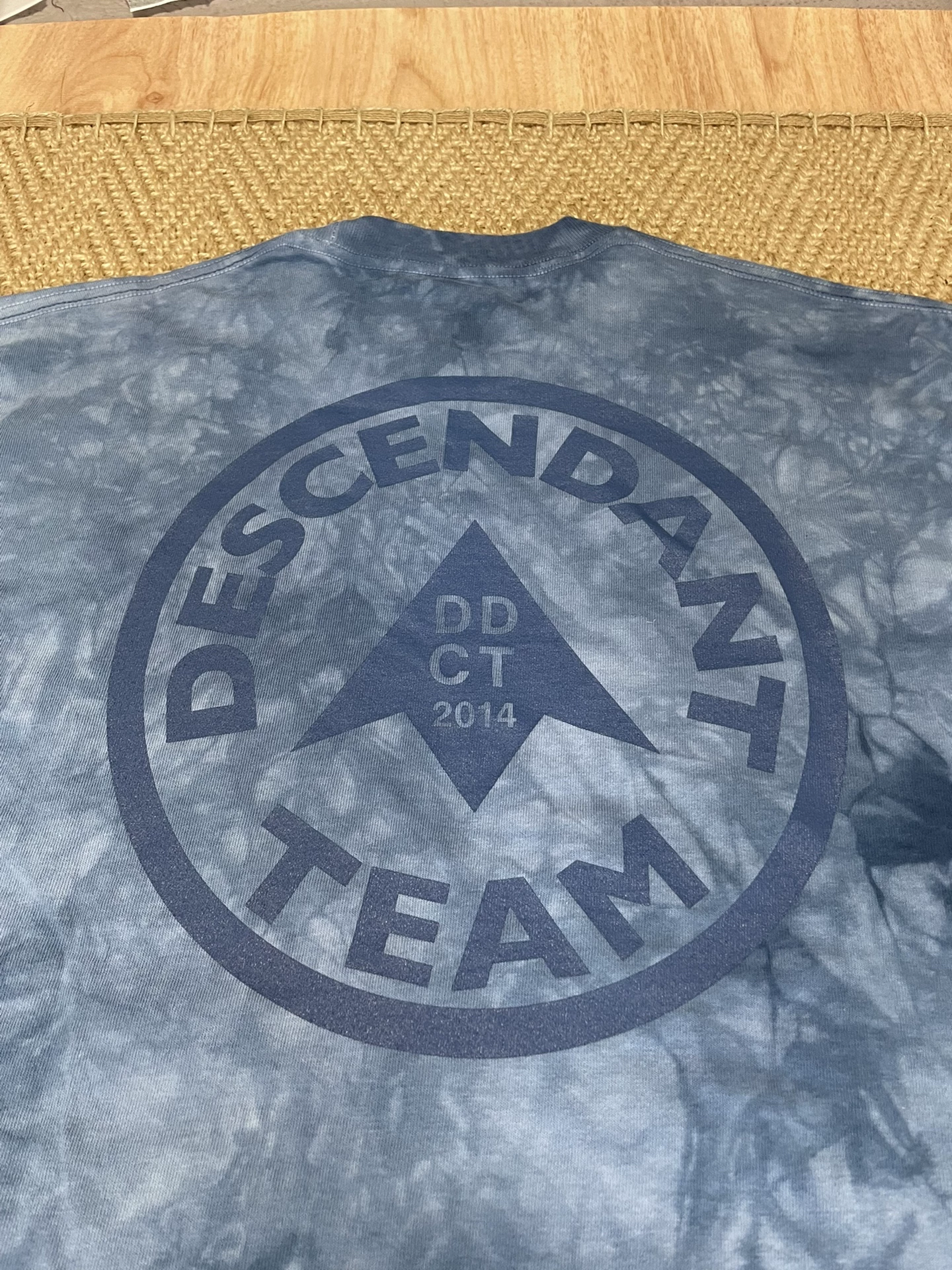 Descendant Team 18SS Tie-Dye Washed T-Shirt — detail