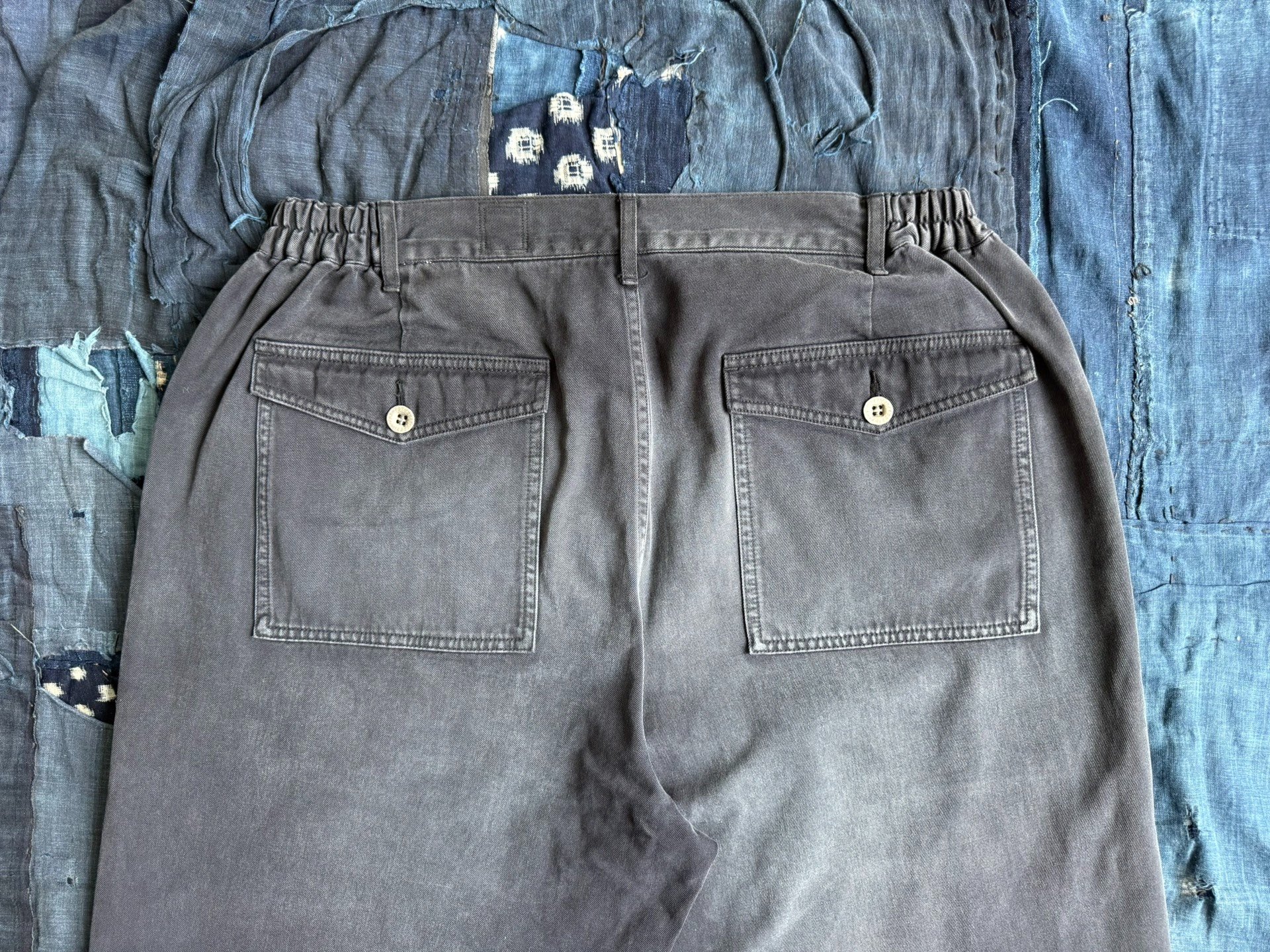 VISVIM 23SS ICT CARROLL PANTS DMGD — label