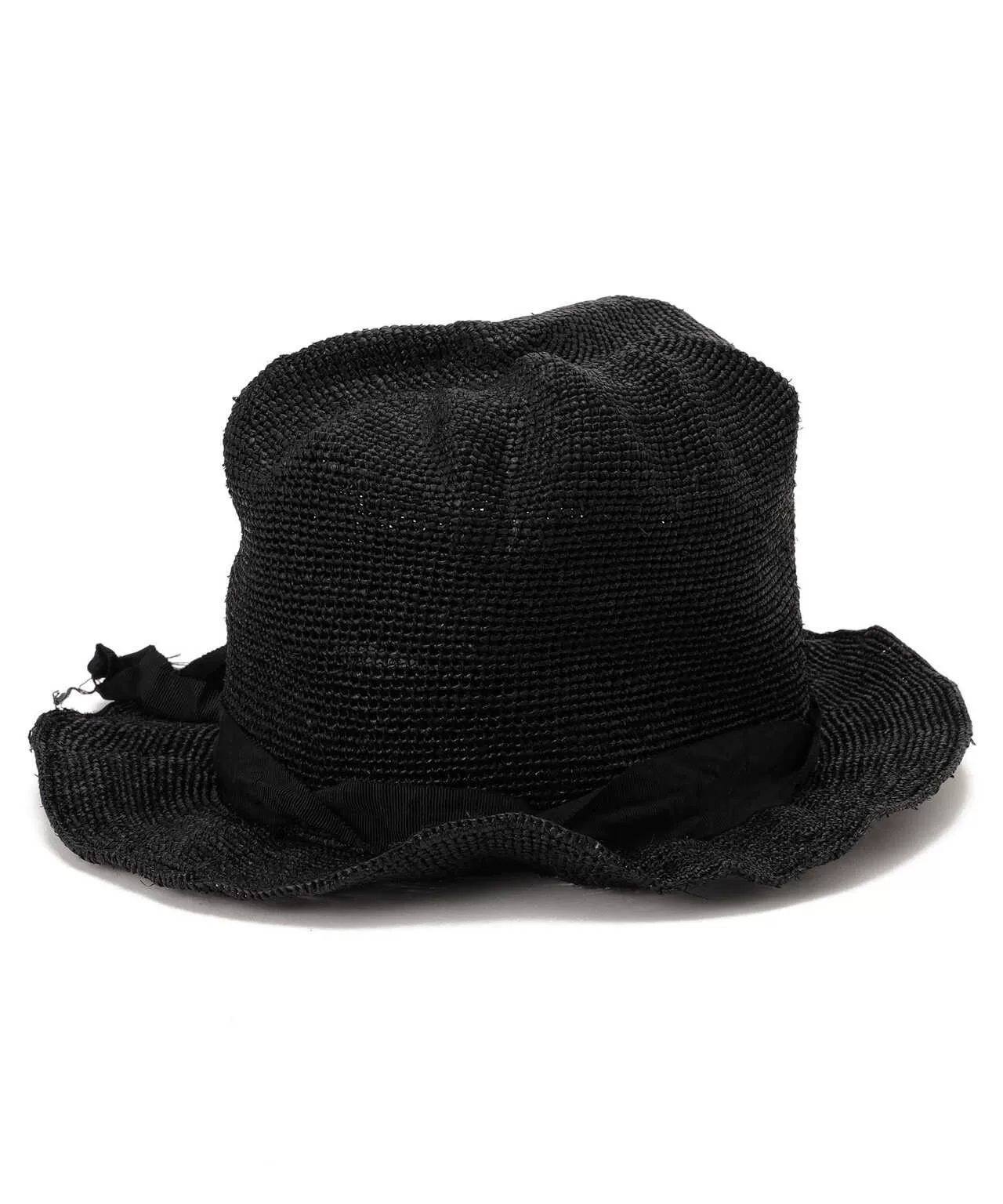 Yohji Yamamoto 22SS Raffia Hat — label