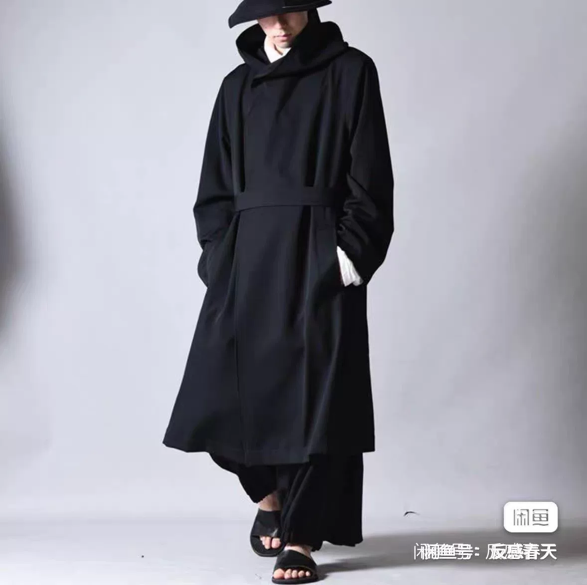 Yohji Yamamoto Regulation Boxing Robe Coat — back