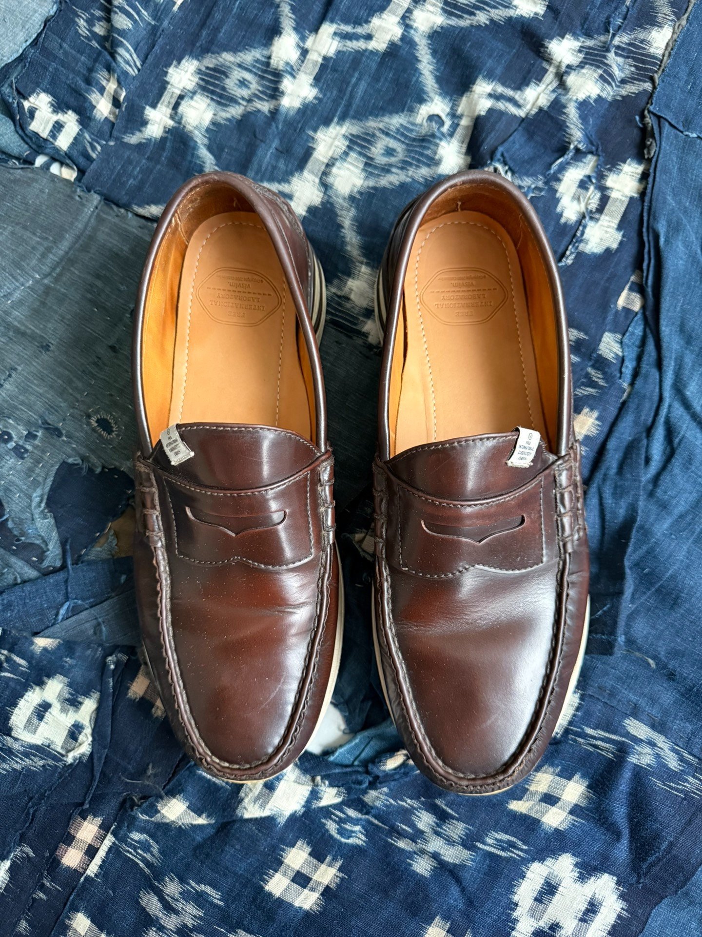 VISVIM FABRO FOLK Boat Shoes First Gen — back