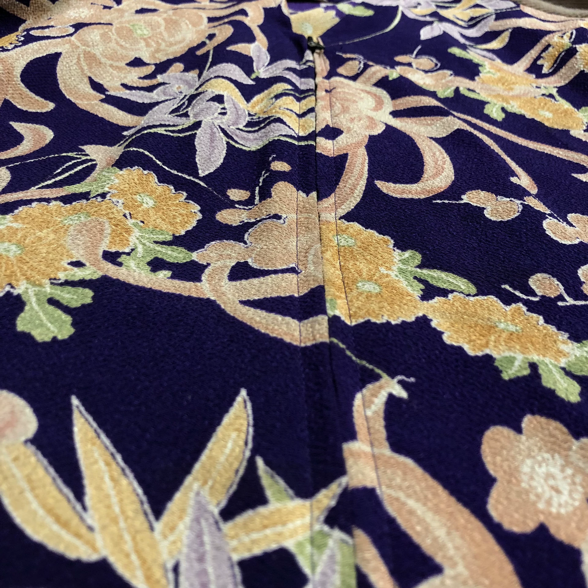 Yohji Yamamoto 94AW Yuzen-Dye Runway Top — detail