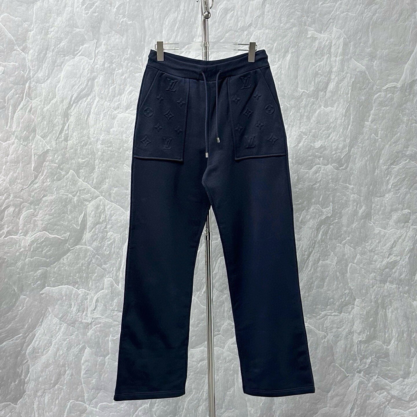 Louis Vuitton SS26 Embossed Drawstring Casual Pants