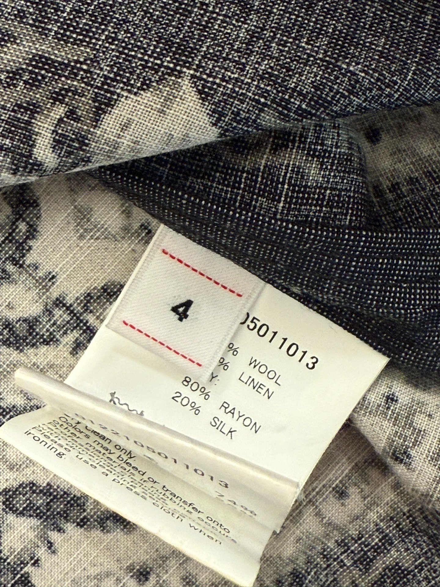 visvim 22ss tunic shirt — label