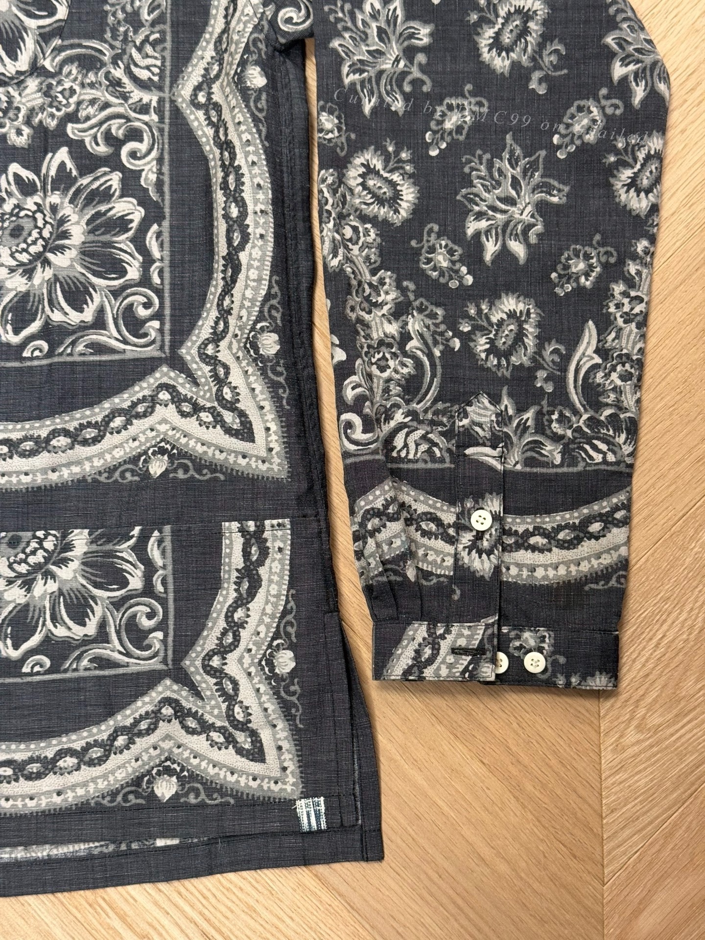 visvim 22ss tunic shirt — detail