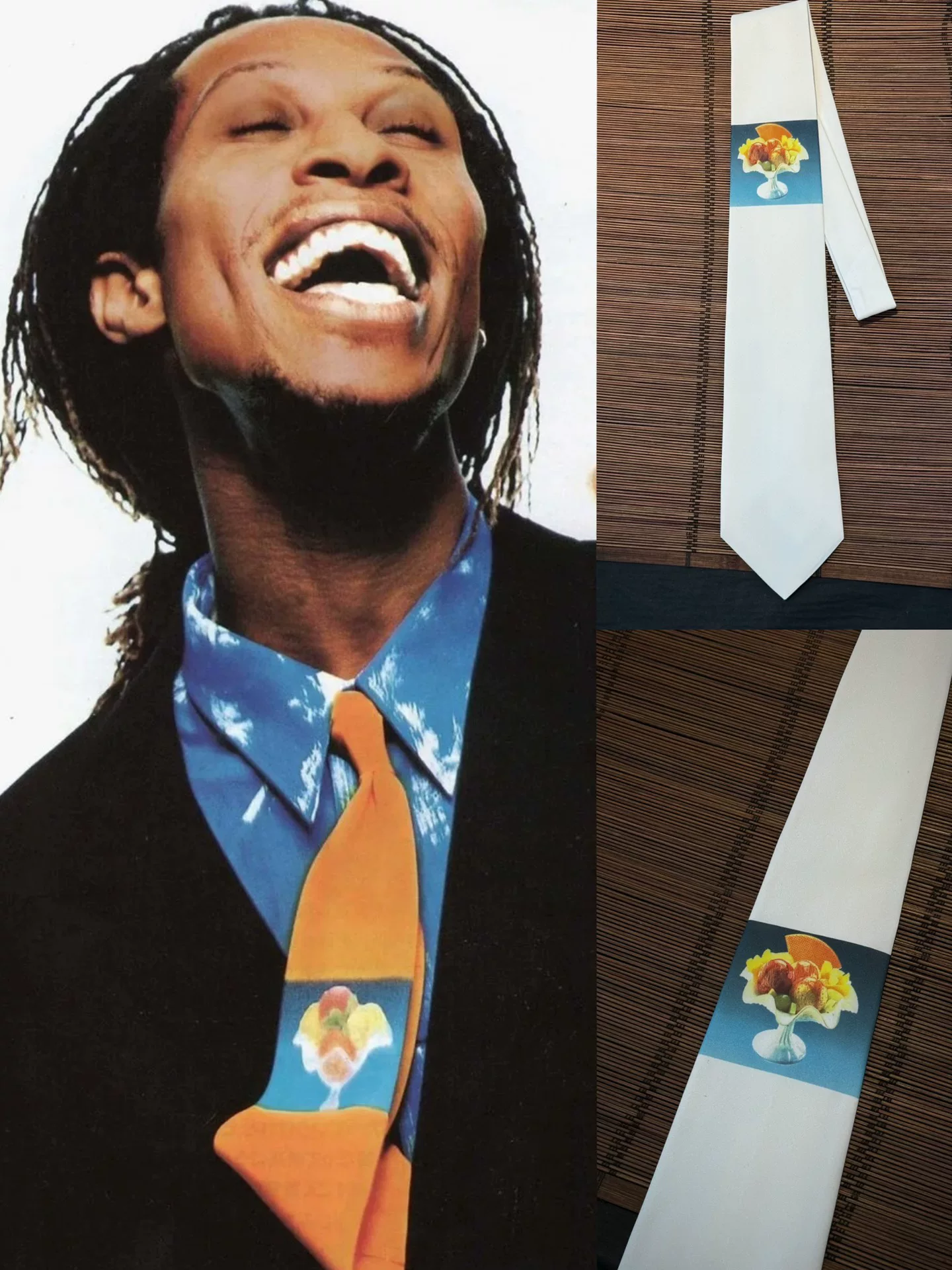 Yohji Yamamoto 1993 Fruit Bowl Tie