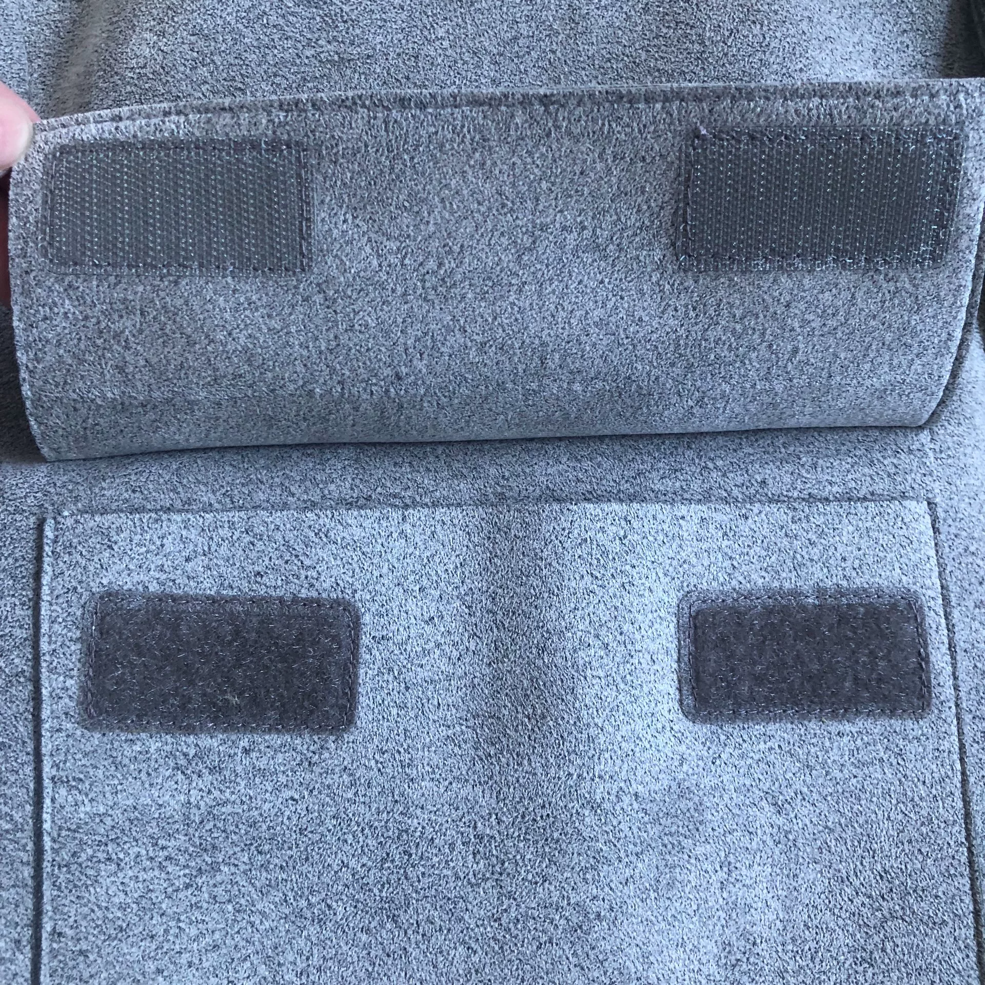 Fear Of God Gray Suede Shirt Jacket — front