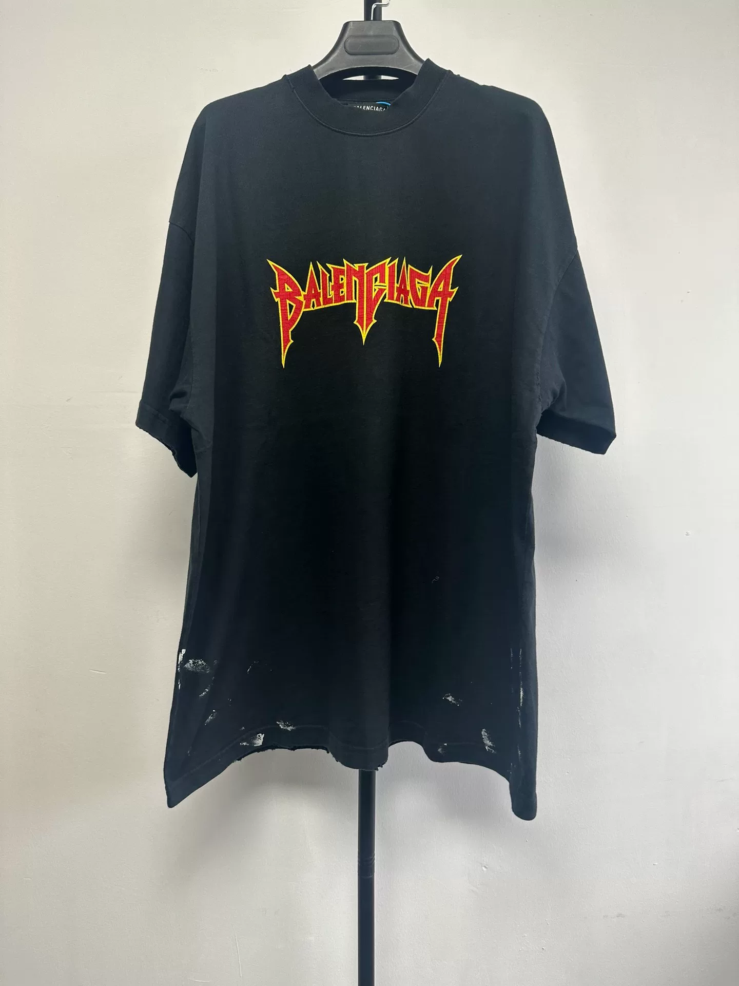 Balenciaga Rock Logo Short-Sleeve Tee