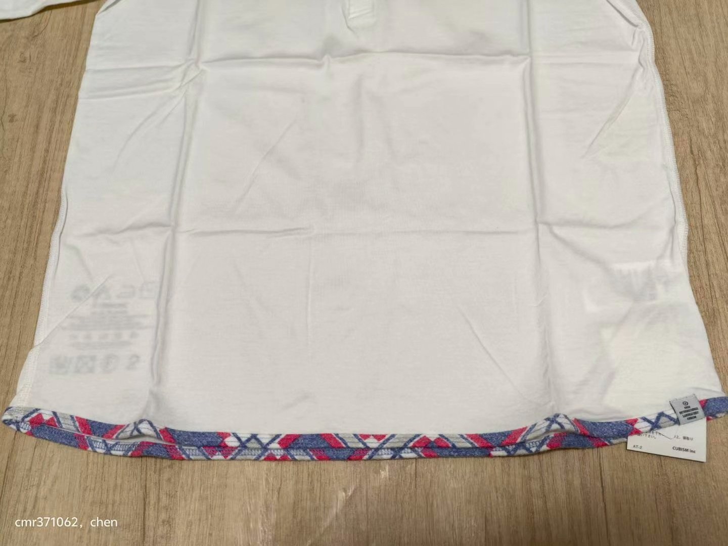 visvim 17ss Sublig Henley S/S Check — label