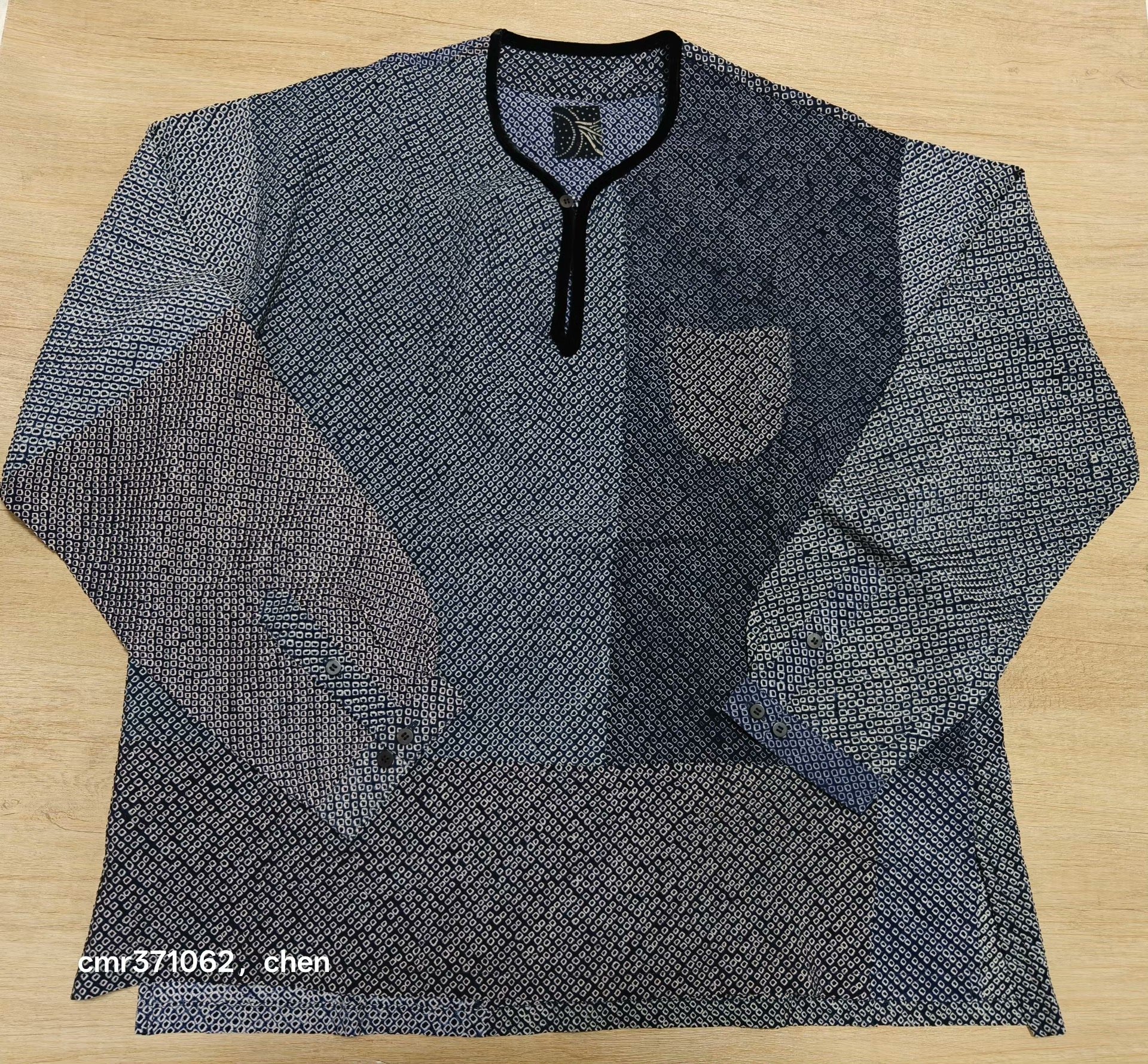 VISVIM 24 ICT TUNIC P.O. SHIBORI