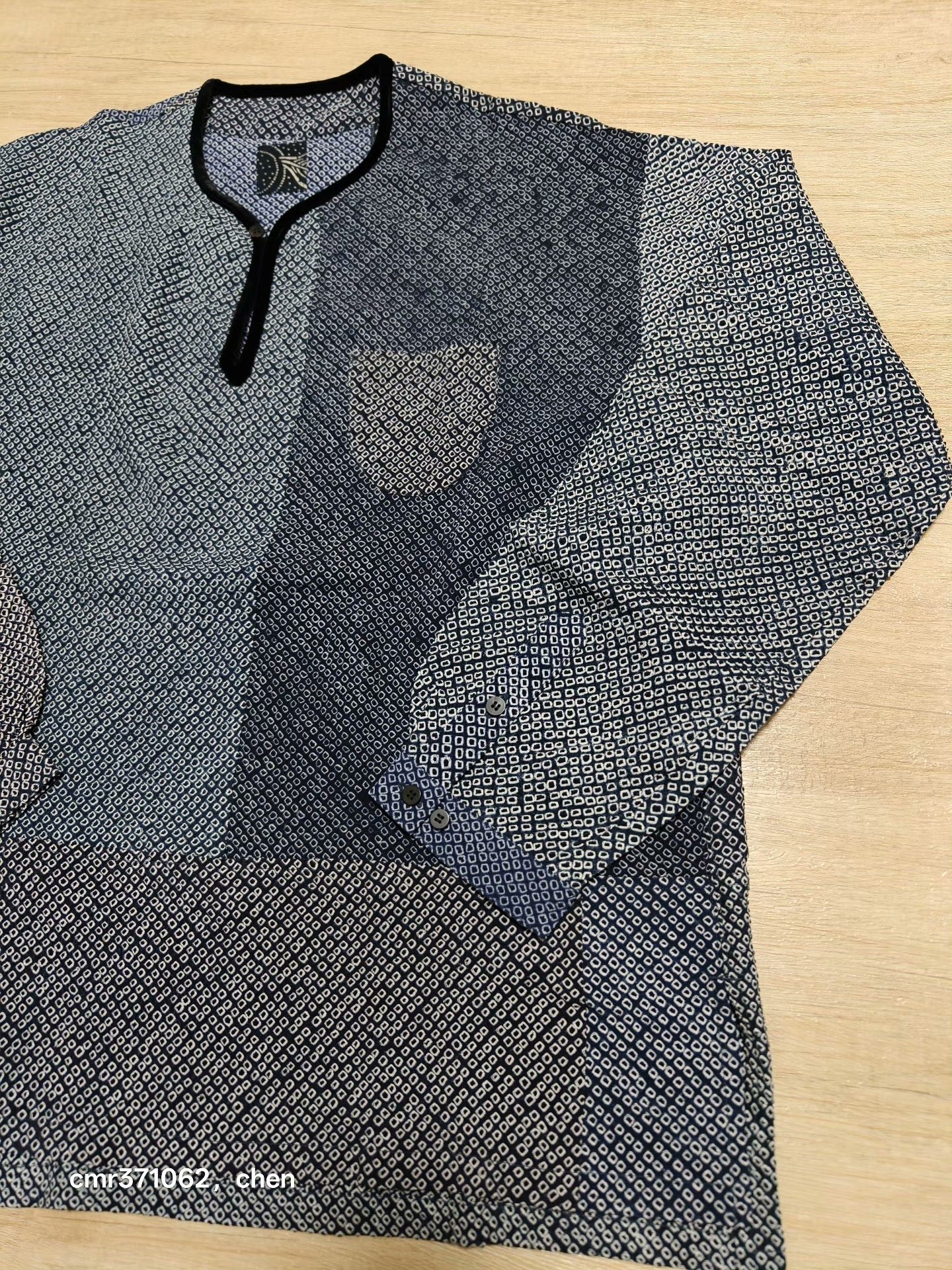 VISVIM 24 ICT TUNIC P.O. SHIBORI — detail