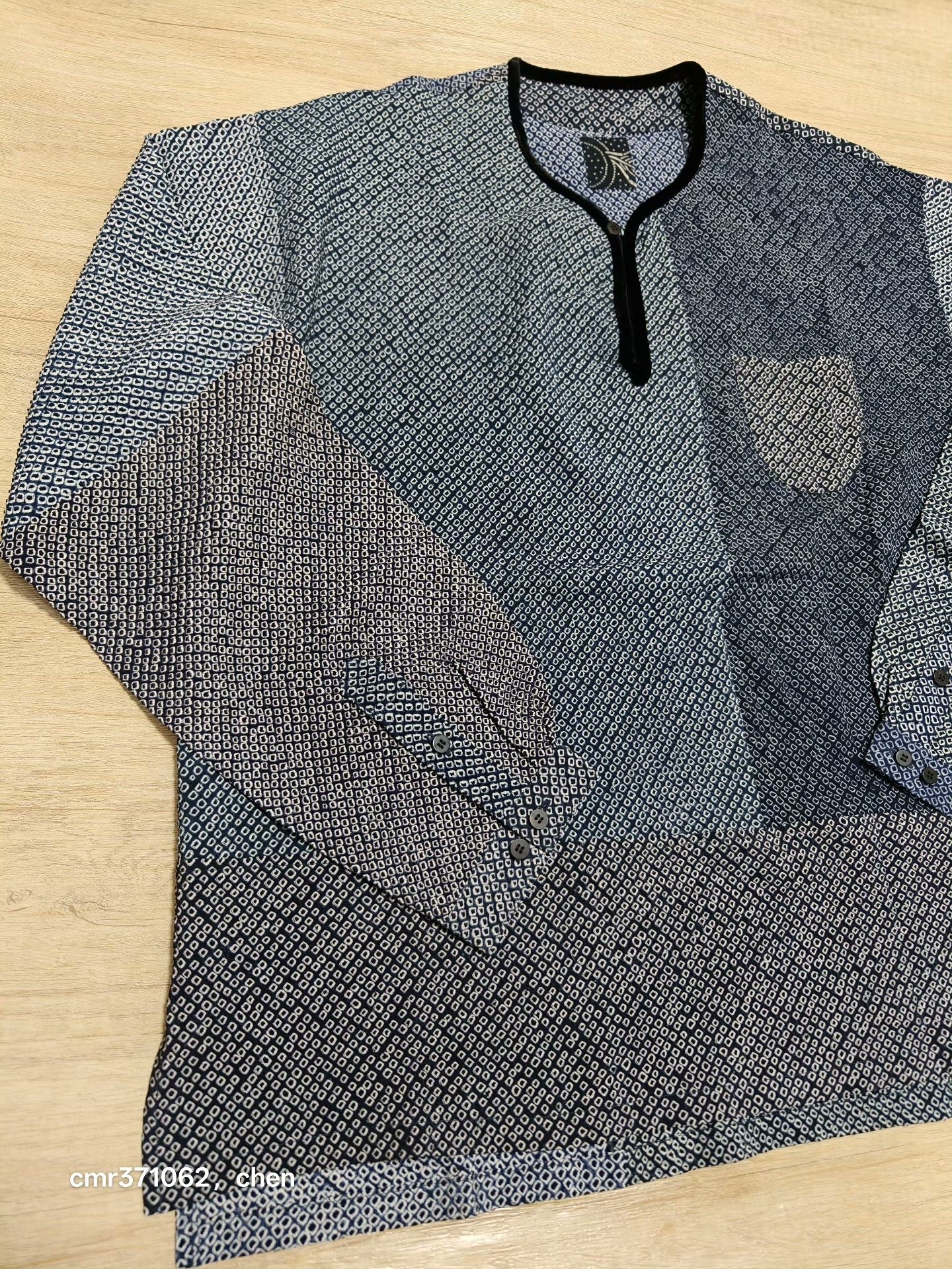 VISVIM 24 ICT TUNIC P.O. SHIBORI — front