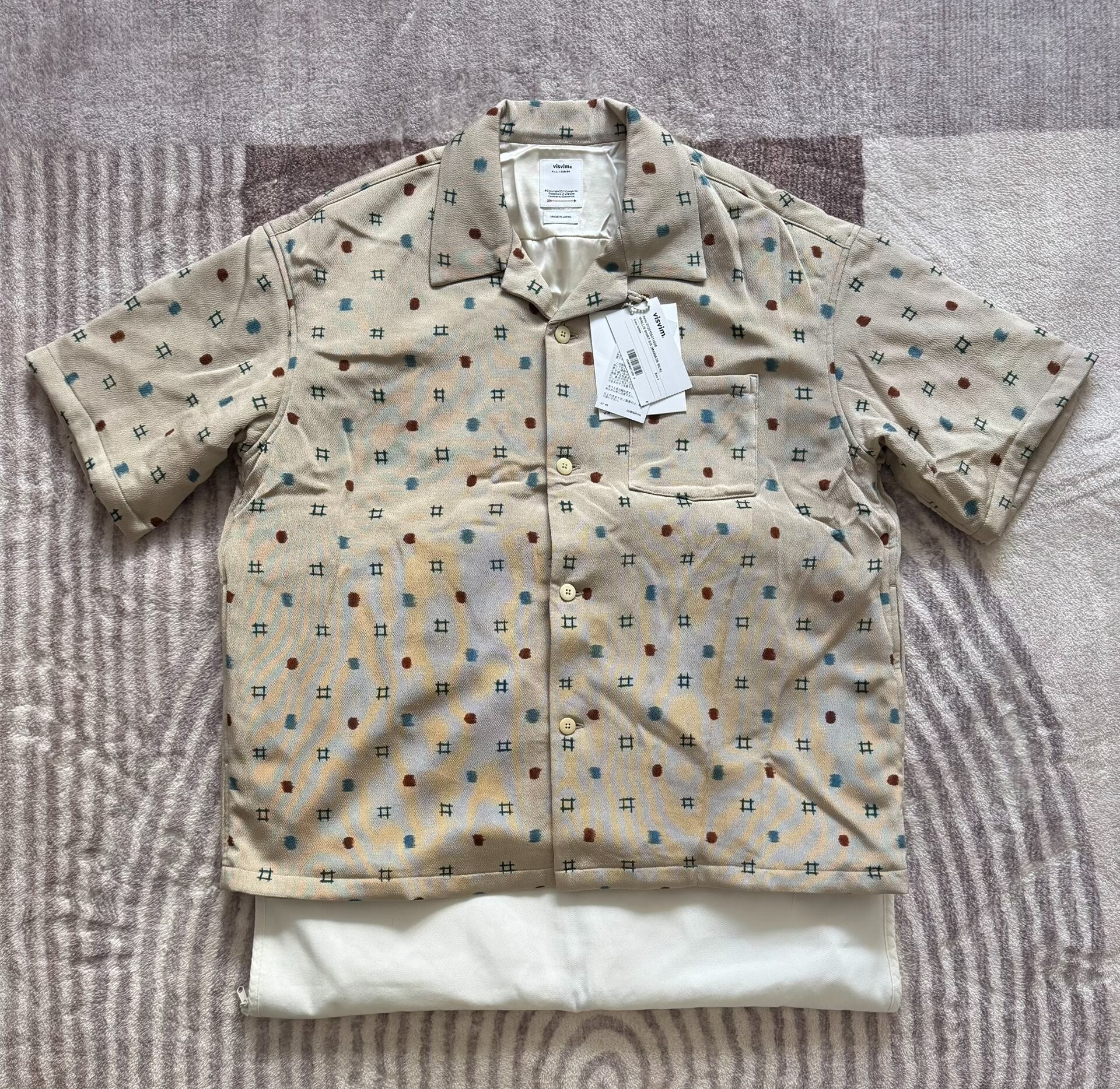 VISVIM 25SS WALLIS S/S MAWATA SILK SHIRT