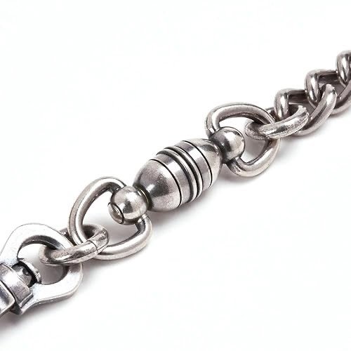 925 Silver Chunky Wallet Chain — back