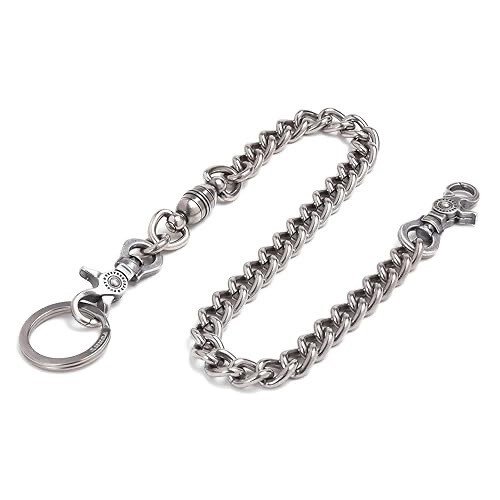 925 Silver Chunky Wallet Chain