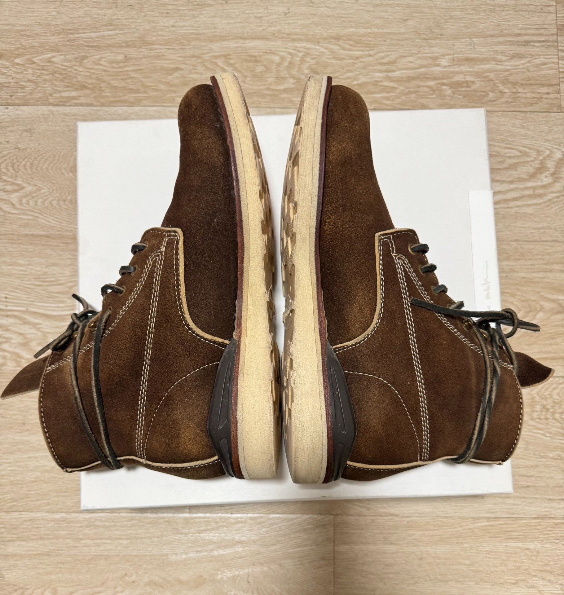 visvim 12aw ICT Virgil Mud-Dyed Boots — front