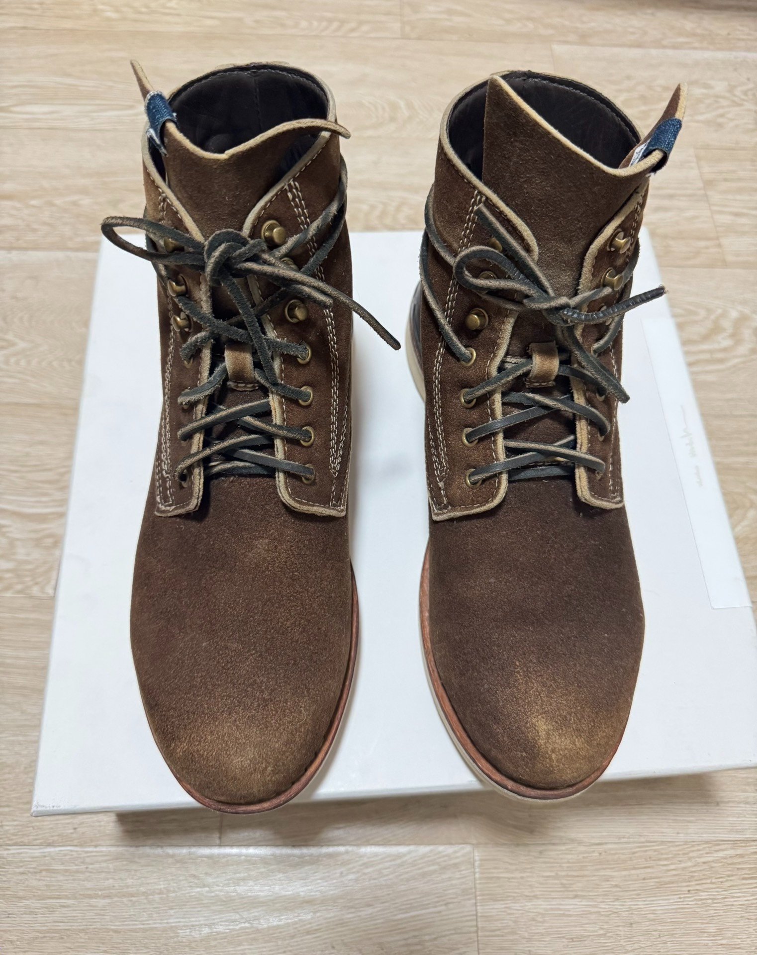 visvim 12aw ICT Virgil Mud-Dyed Boots — back