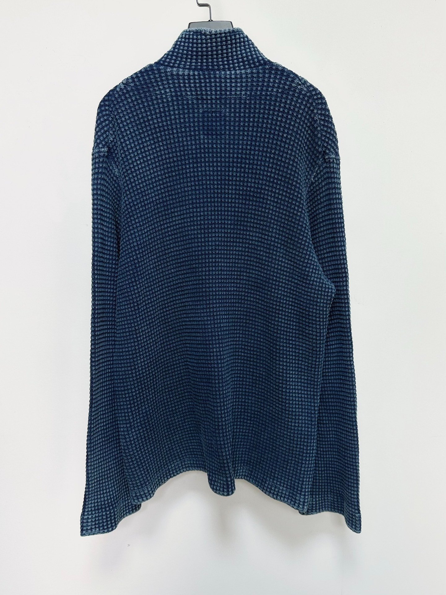 PORTER CLASSIC Indigo Double-Breasted Jacket — detail