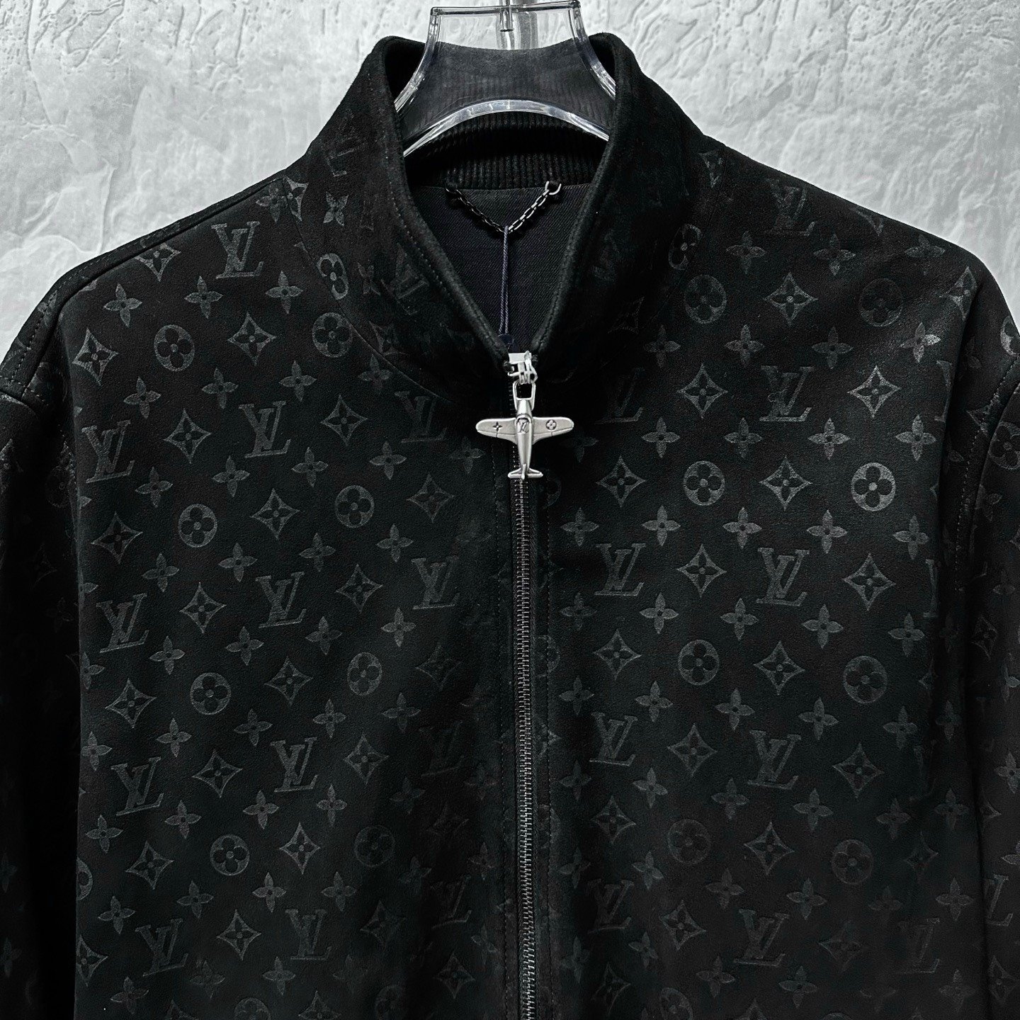 Louis Vuitton SS25 Monogram Sheepskin Jacket — front