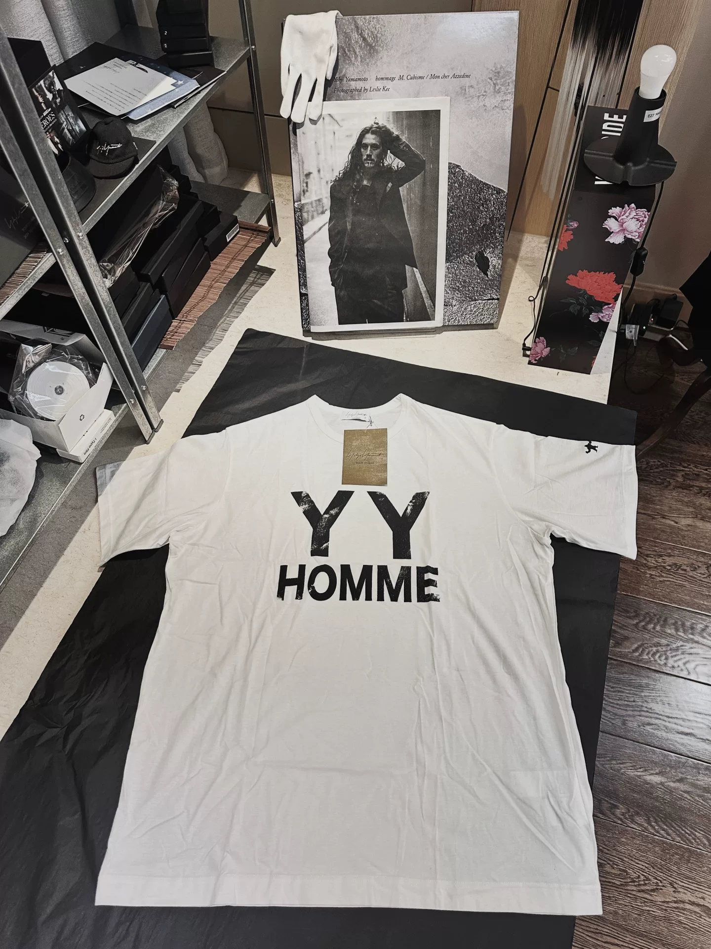 Yohji Yamamoto 23ss YY HOMME T-shirt — detail