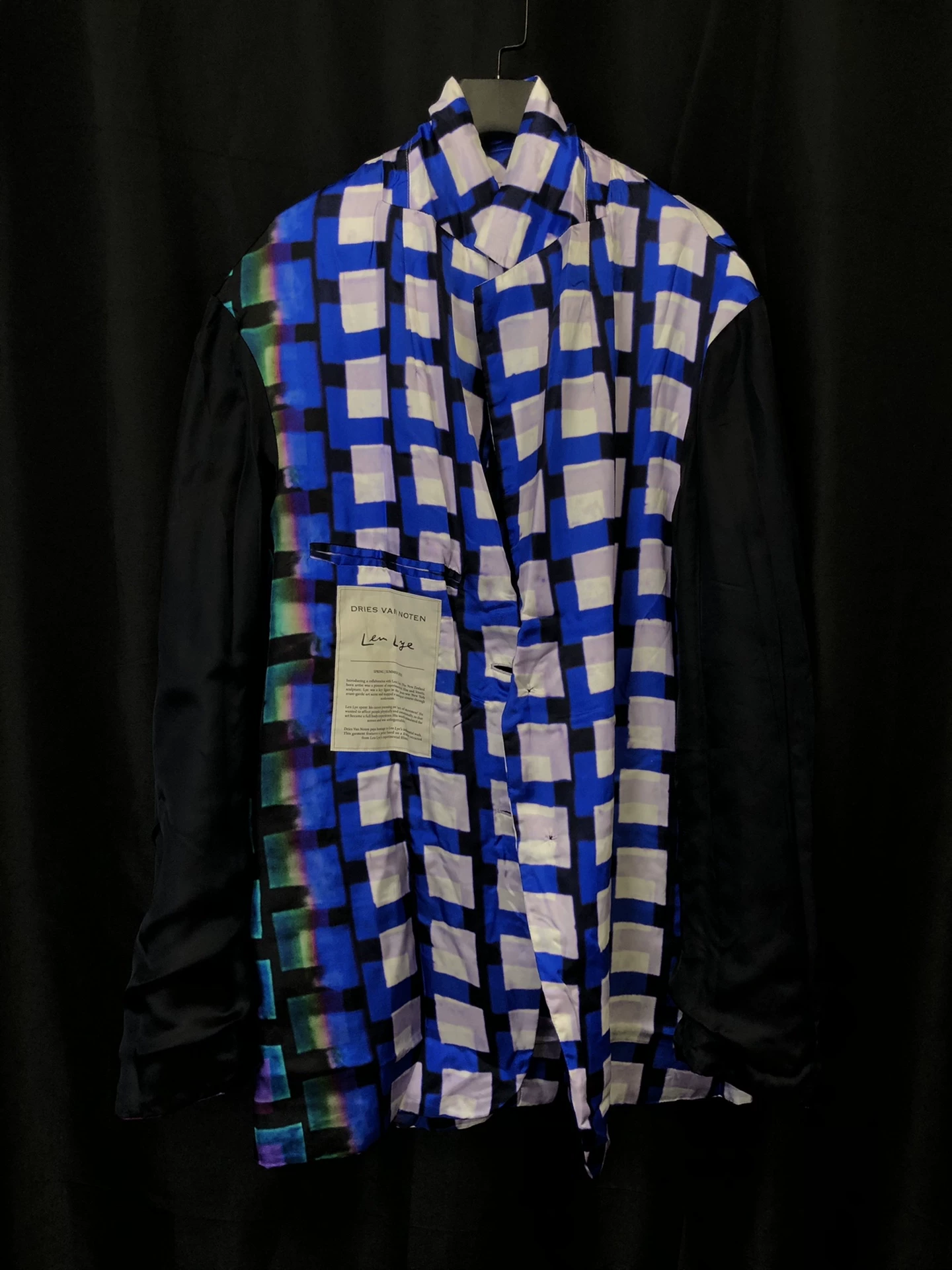 Dries Van Noten 2021ss Len Lye Limited Coat — back