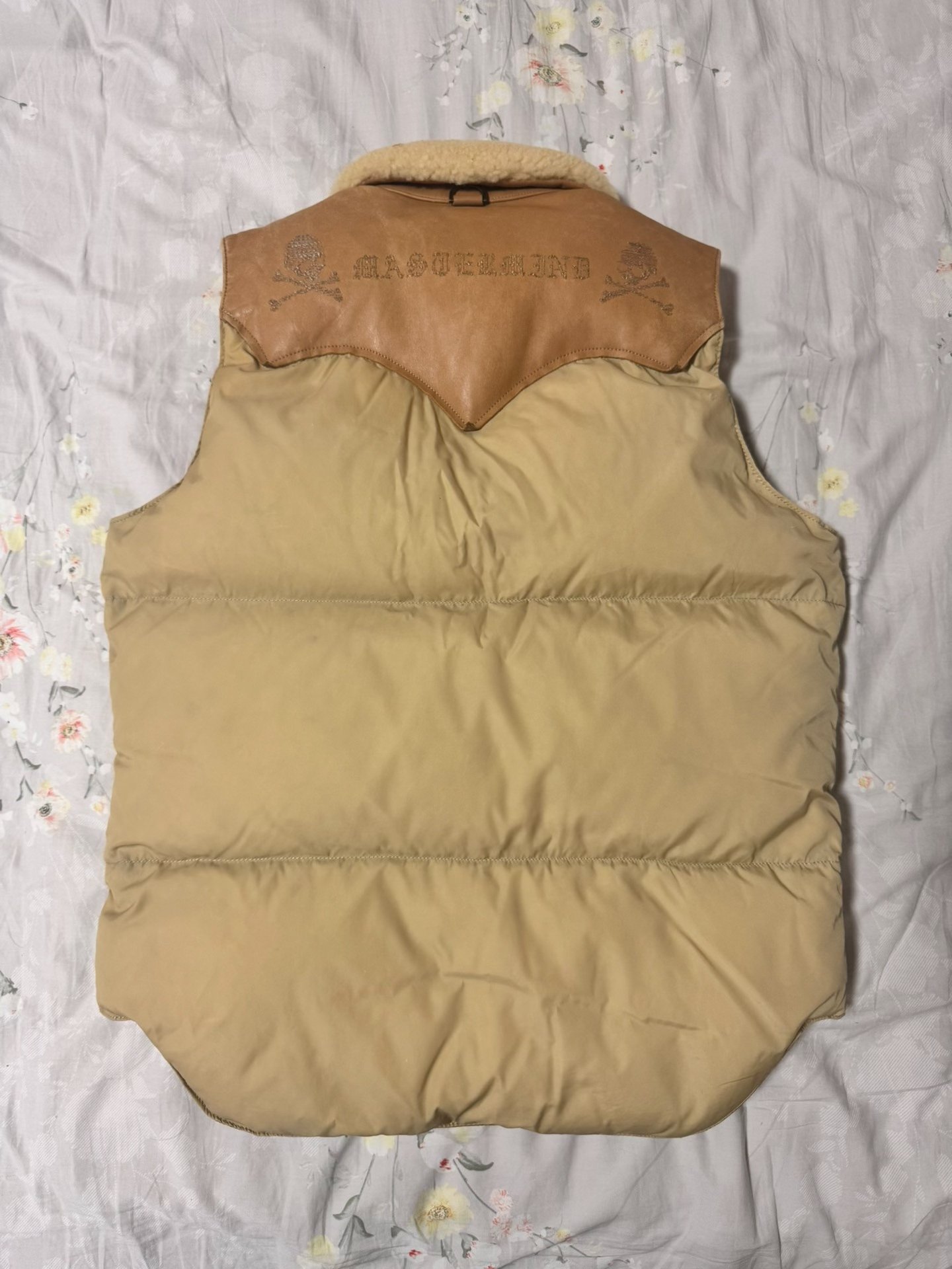 mastermind Japan x Rocky Mountain Down Vest — front