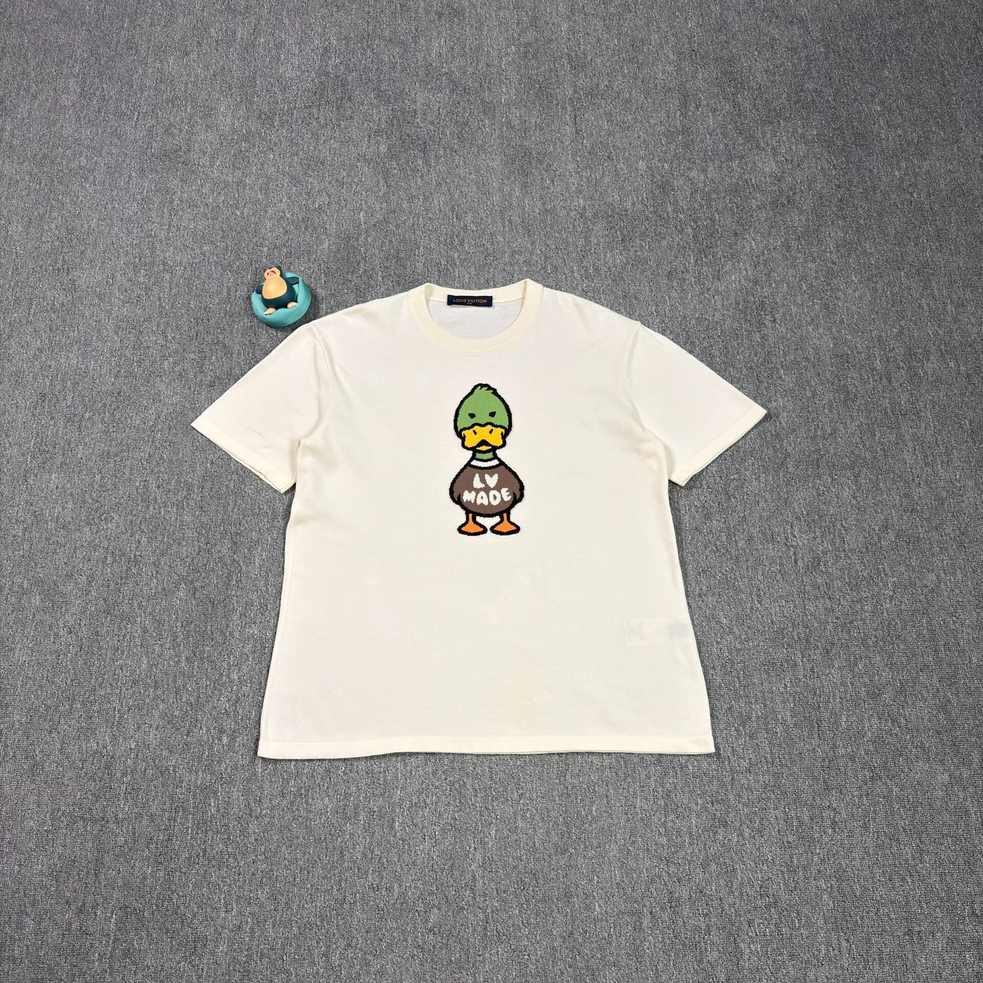 LV Nigo White Duck Graphic T-Shirt