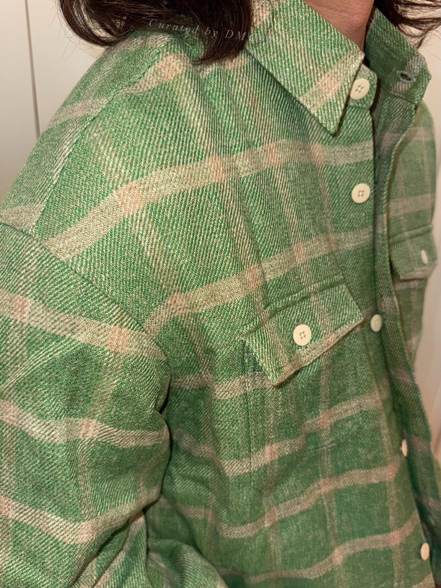 VISVIM 25SS Motors Club Lumber Check L/S — label