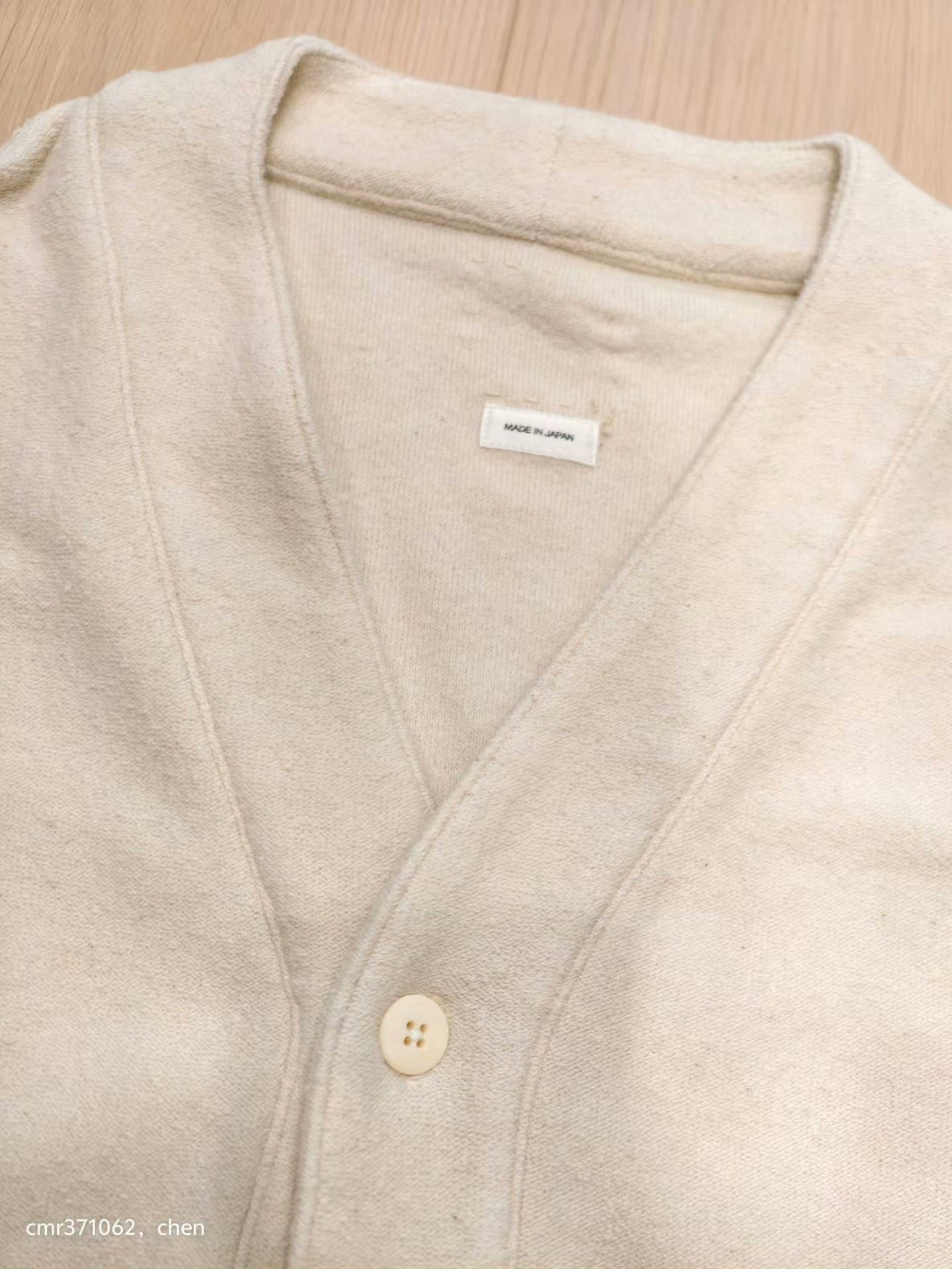 visvim 22ss Selmer Long Cardigan — label