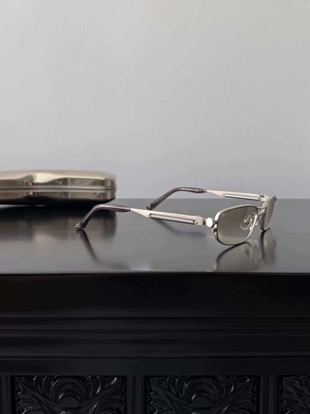 Jean Paul Gaultier JPG Silver Sunglasses — detail