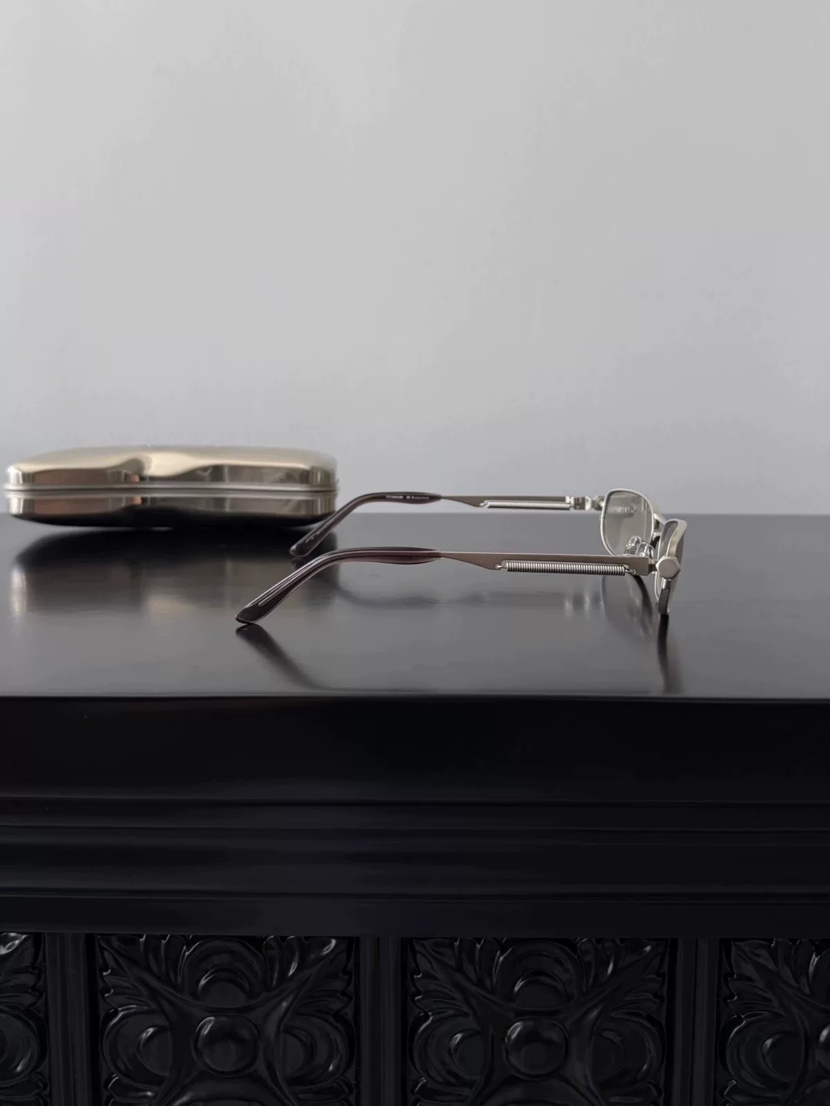 Jean Paul Gaultier JPG Silver Sunglasses — back