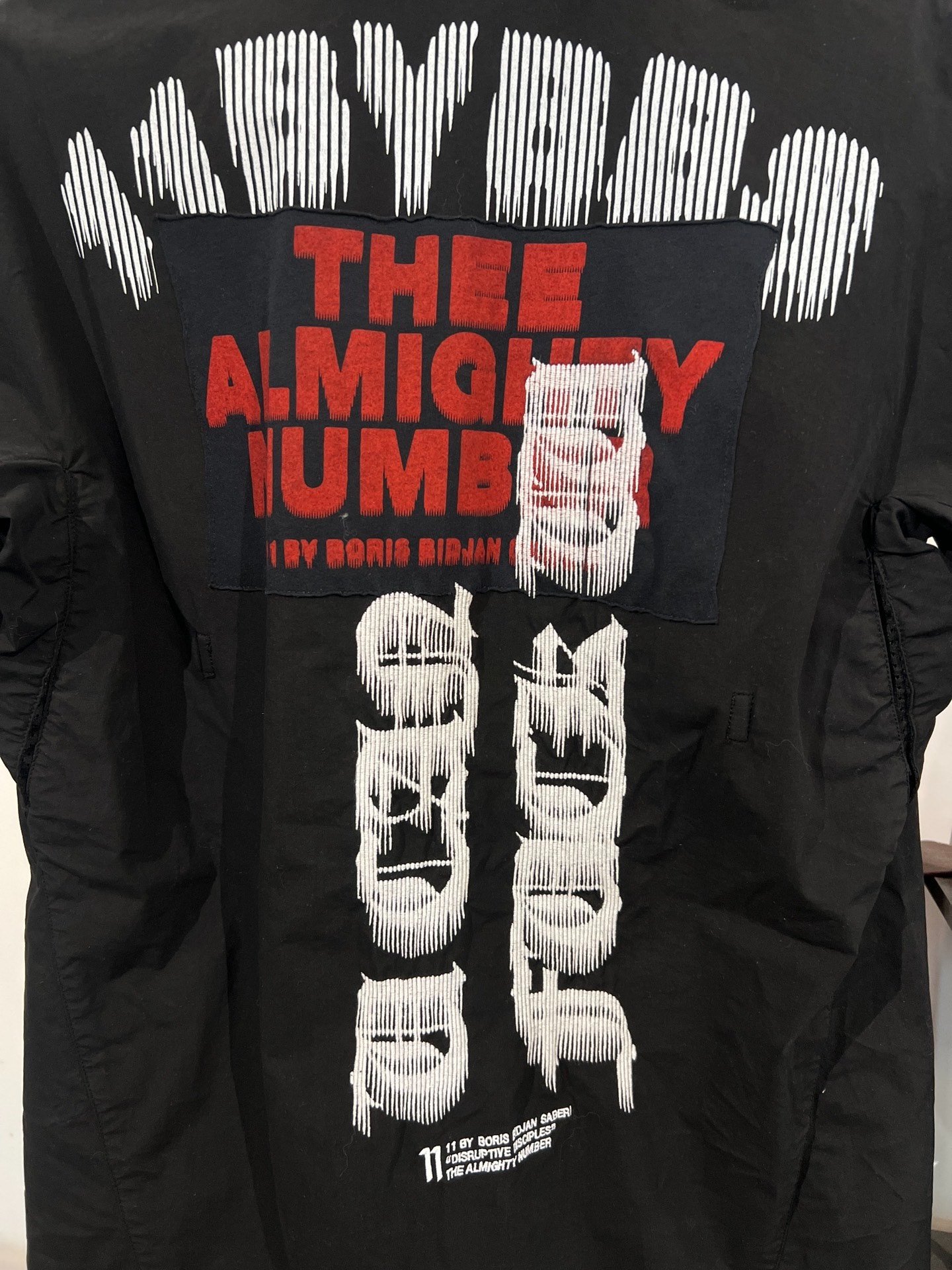 Boris Bidjan Saberi 11by bbs S2B Short-Sleeve Jacket — detail