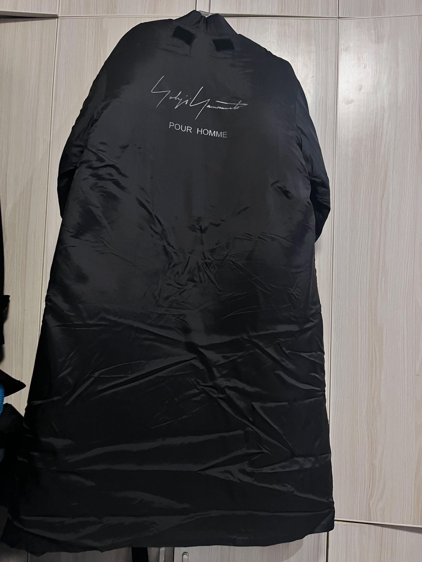 Yohji Yamamoto 21AW Black Down Coat — front