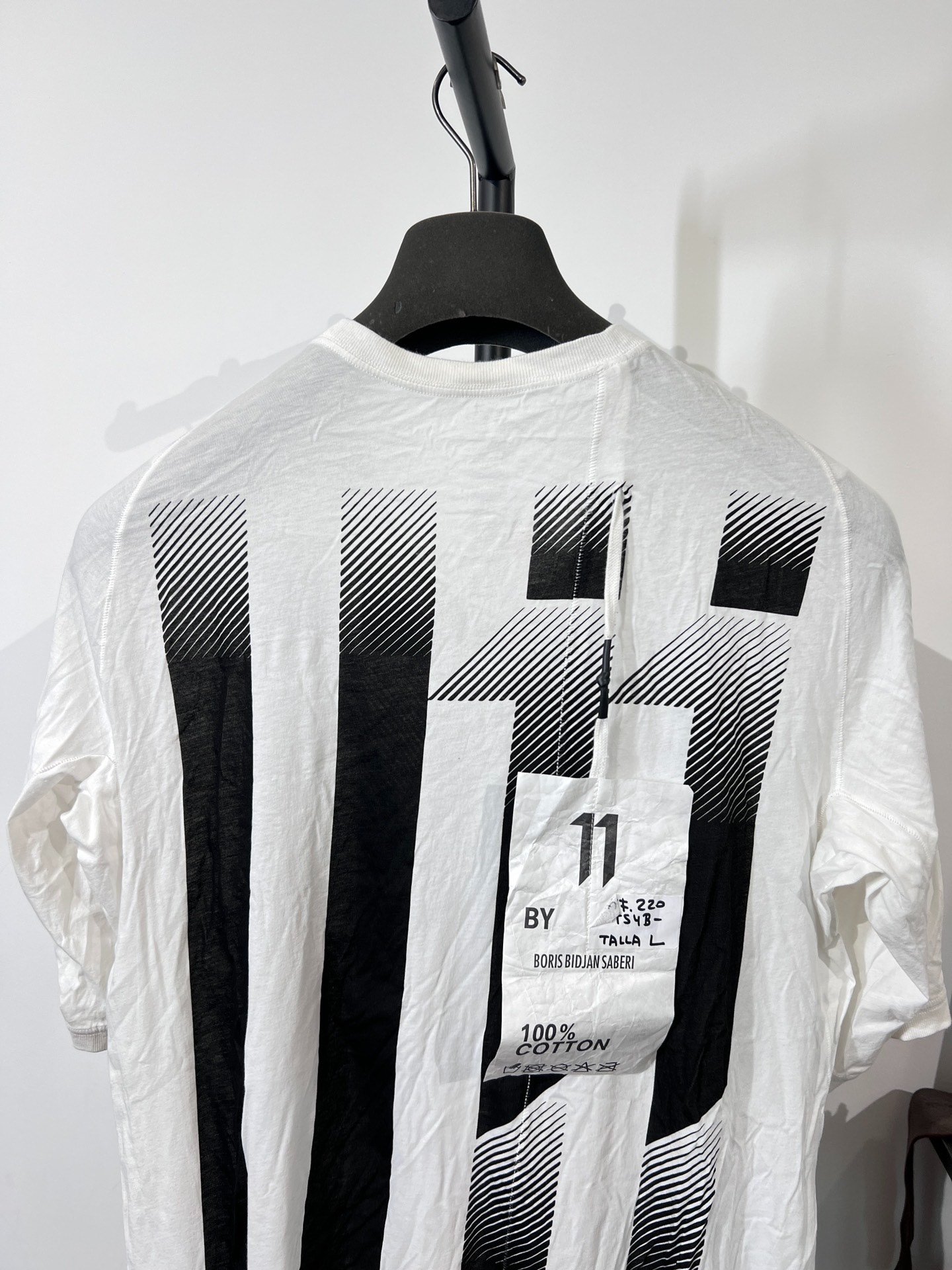 Boris Bidjan Saberi 11by BBS TS4BF T-shirt — back