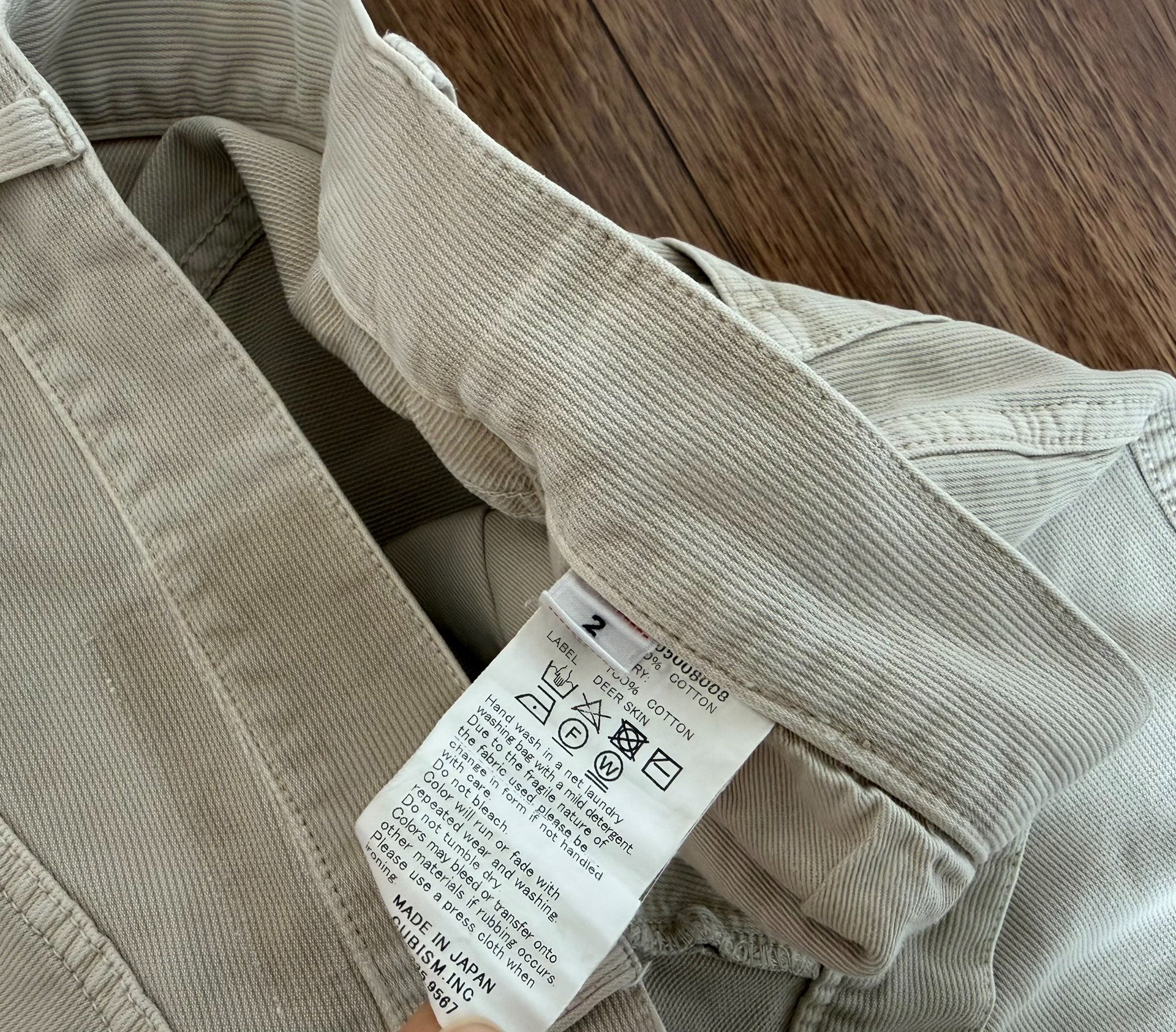 VISVIM 23SS FLUXUS DMGD DRY PIQUE — detail