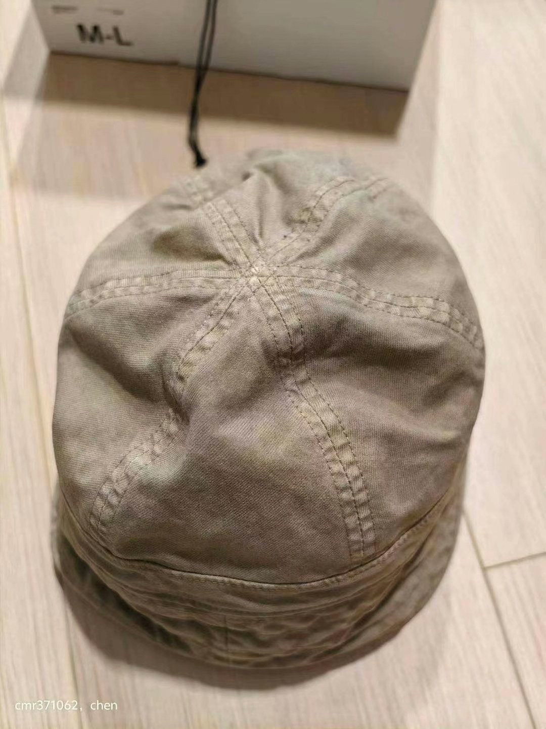 VISVIM 23SS SPOT BUCKET CAP DMGD — back