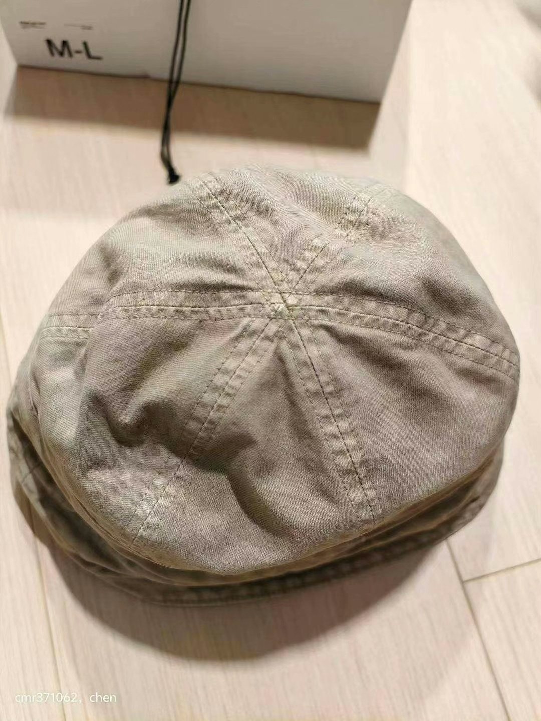 VISVIM 23SS SPOT BUCKET CAP DMGD — front