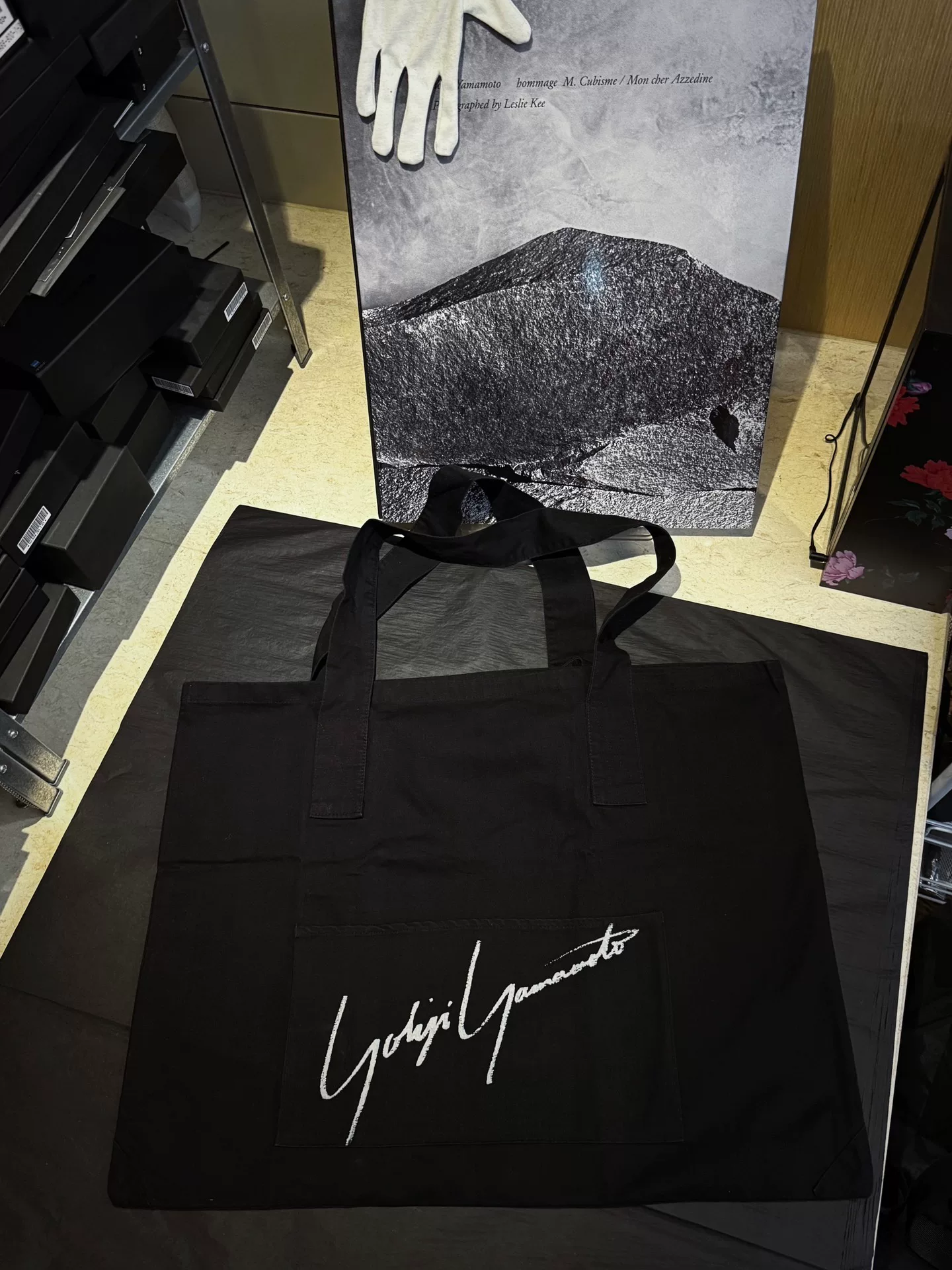 Yohji Yamamoto 80s Signature Tote Bag